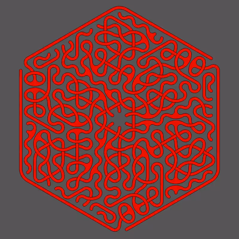 Threefold Symmetry - Dark Variations #353