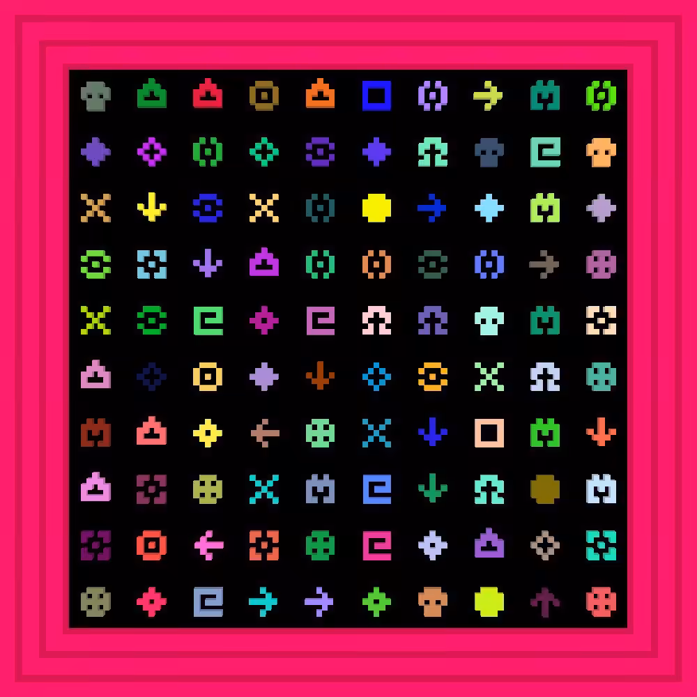 🔥🔥🔥 :: Procedural Symbols #287/1000
