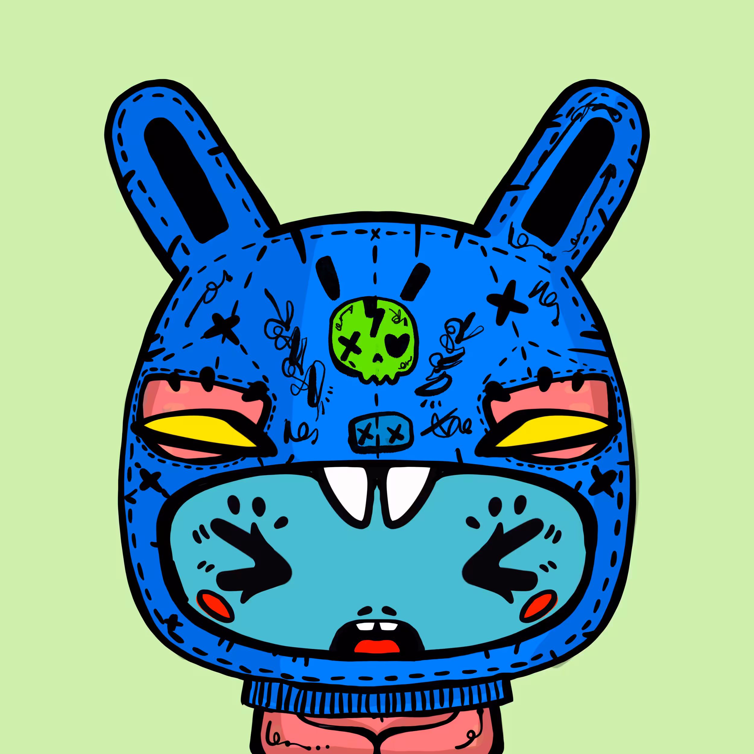 TOKYO PUNKS | BAD BUNNIES: TKP BAD BUNNY #0635