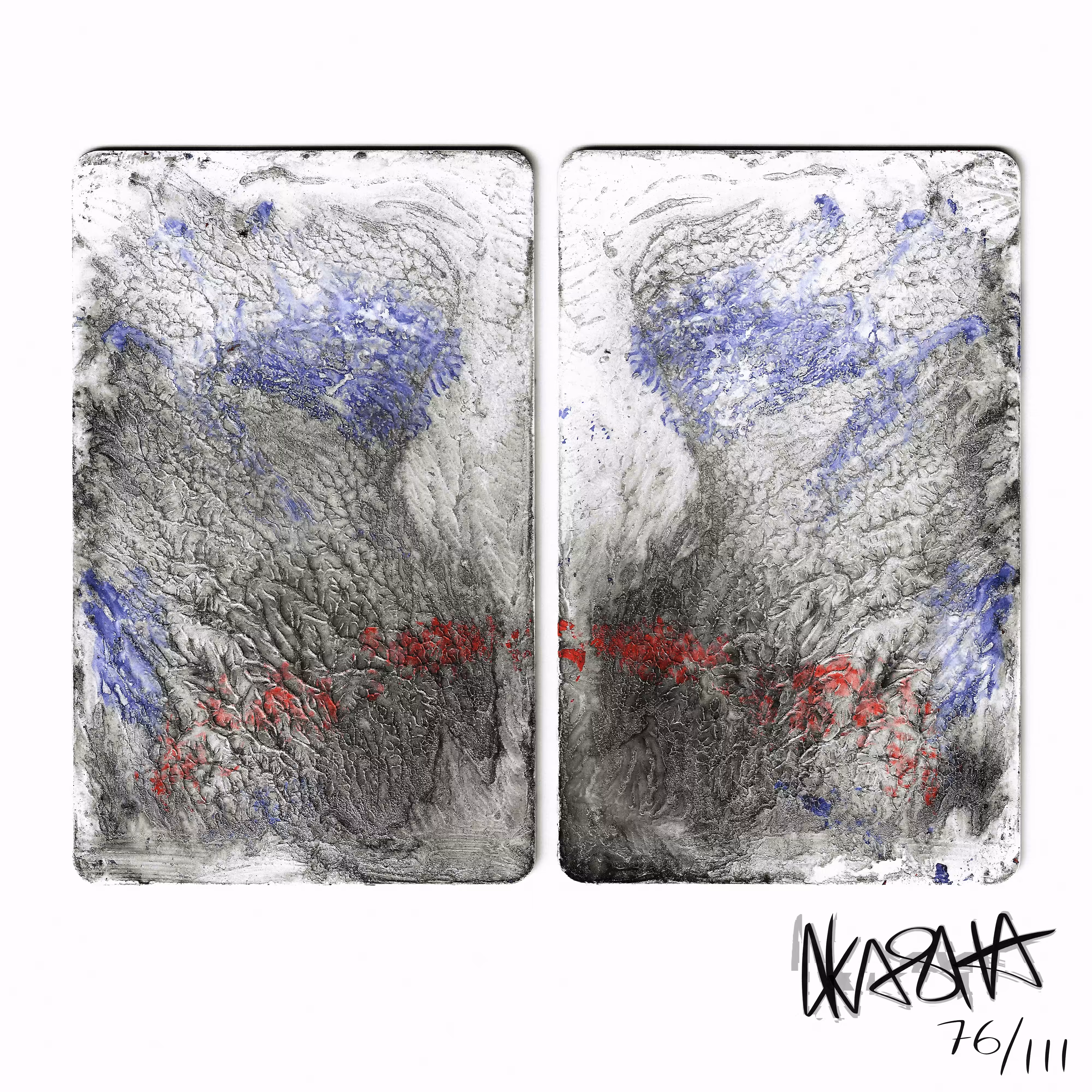 Micro Diptych: Her Own Wings