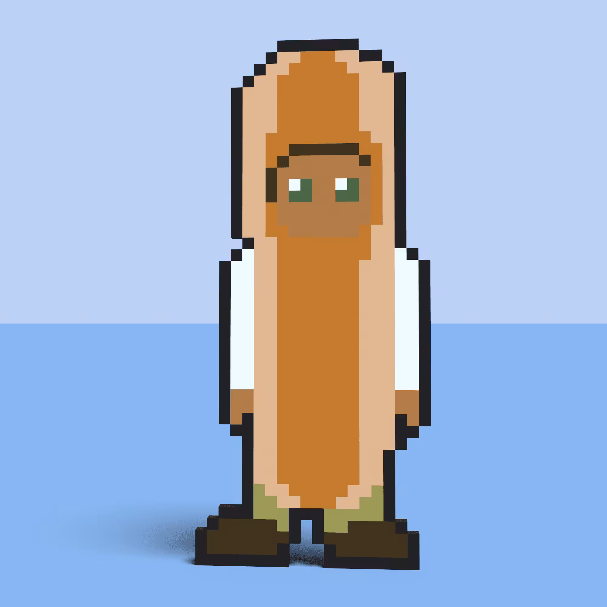 Pixel Peeps Hotdog Man