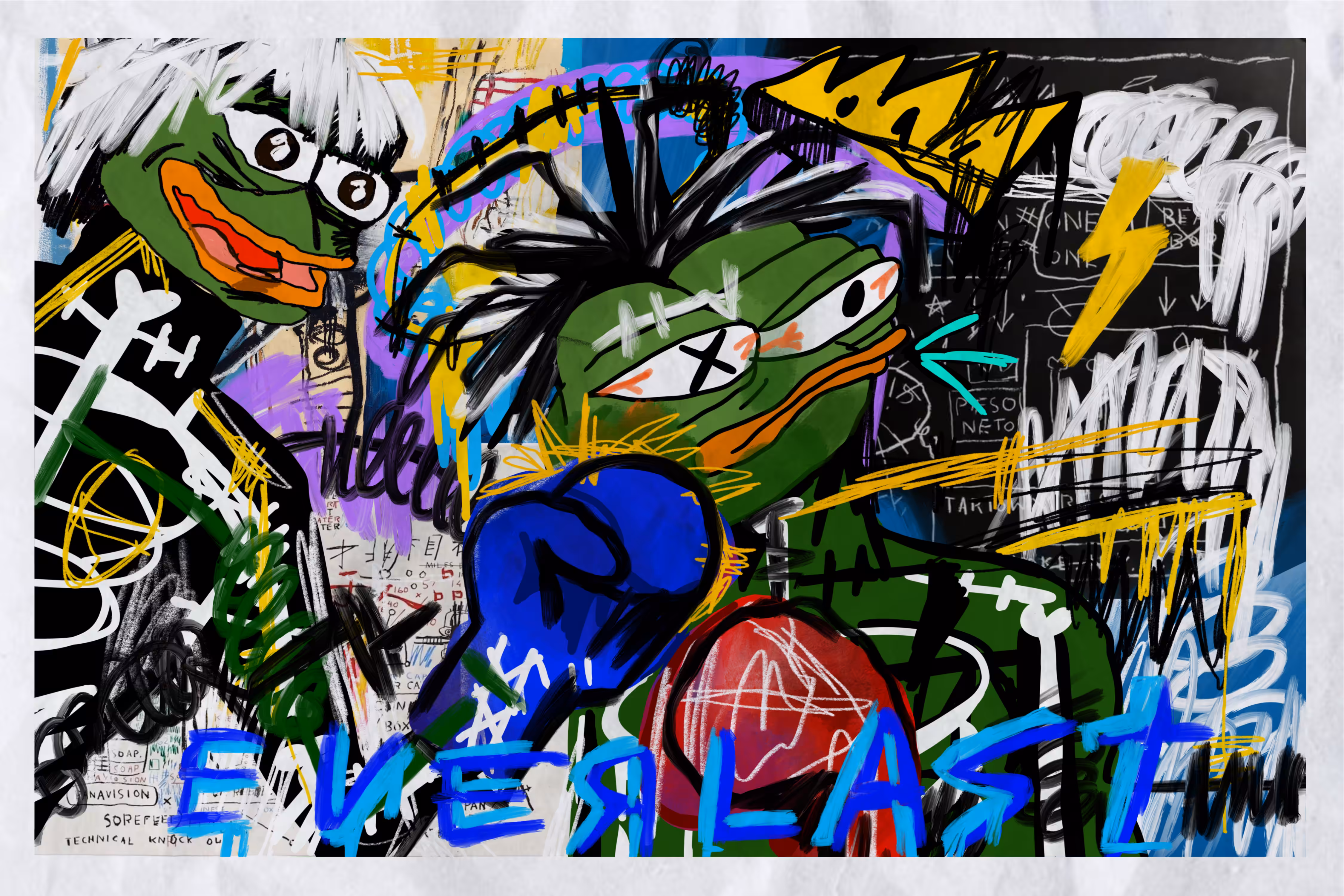 🐸 Pepe Warhol X Jean-Pepe Basqkek 🥊#2