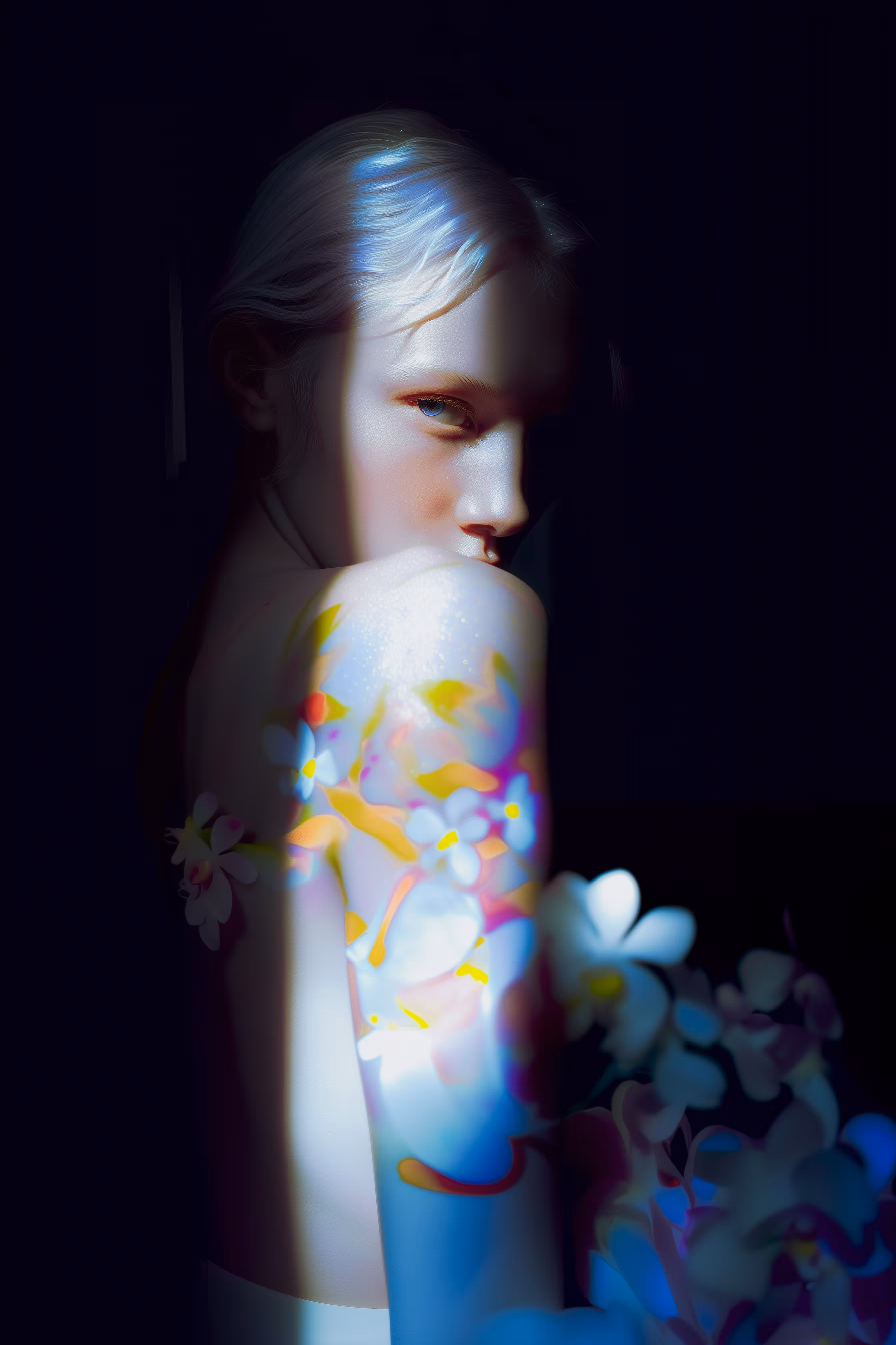Fluorescent Floral  #3