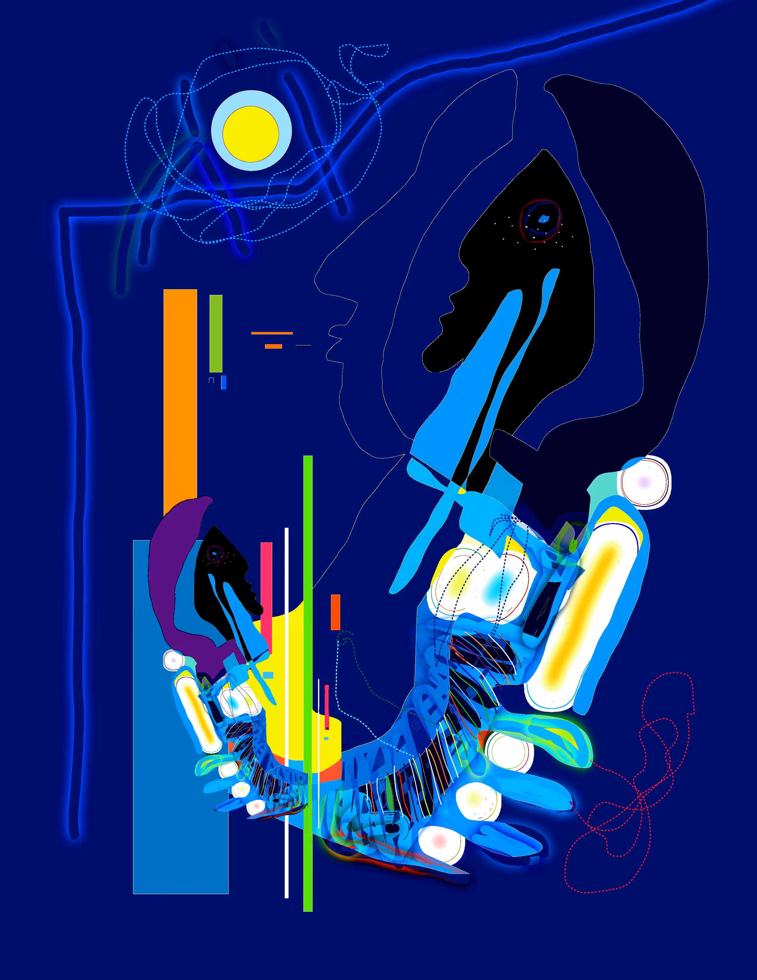 Emotional outburst: Space Traveler (ultramarine)