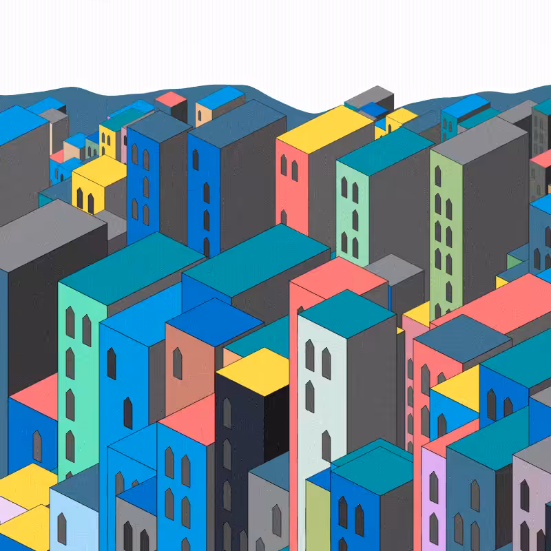 Coloured City #6