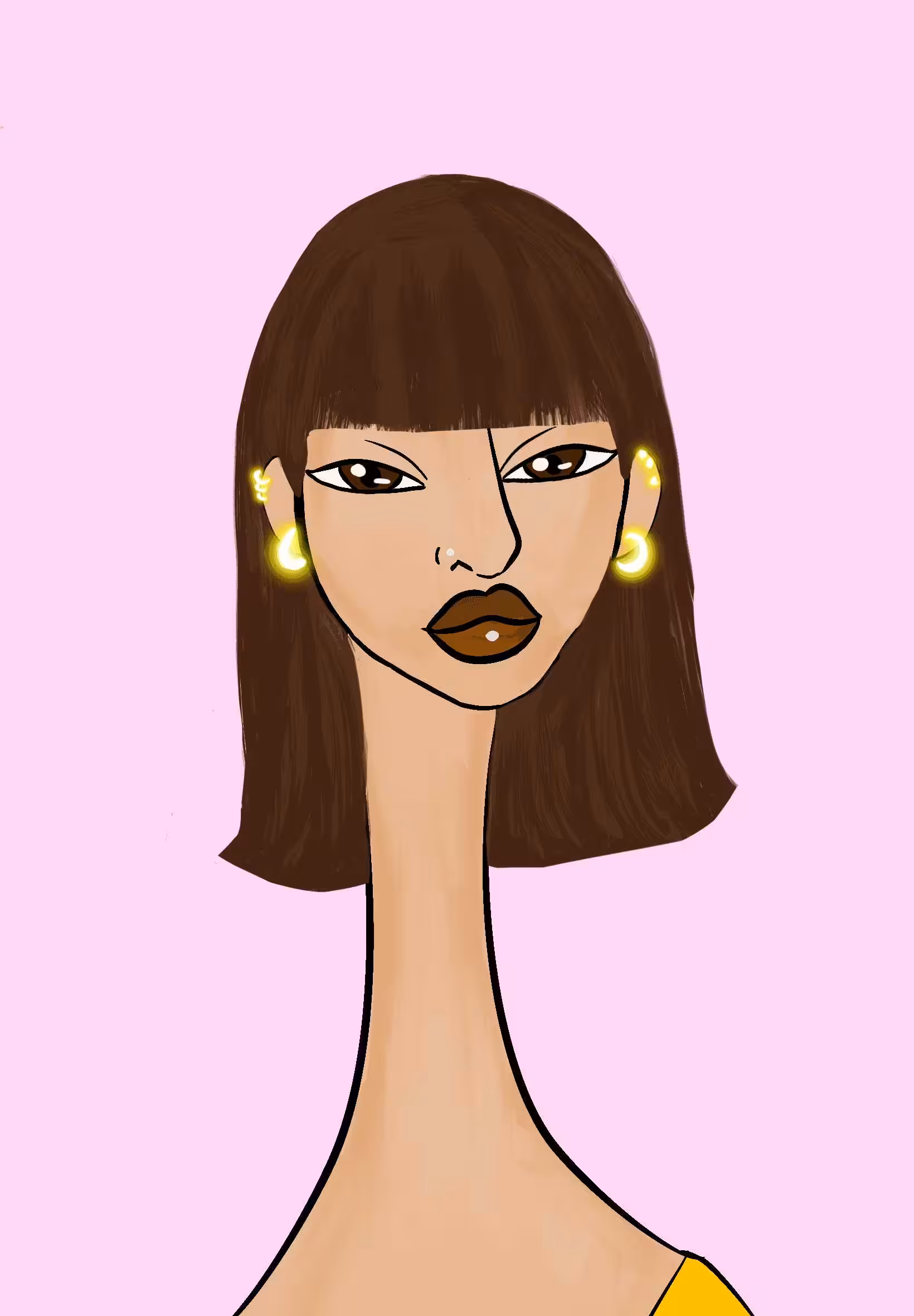 Long Neckie Ladies: Long Neckie Lady #2986