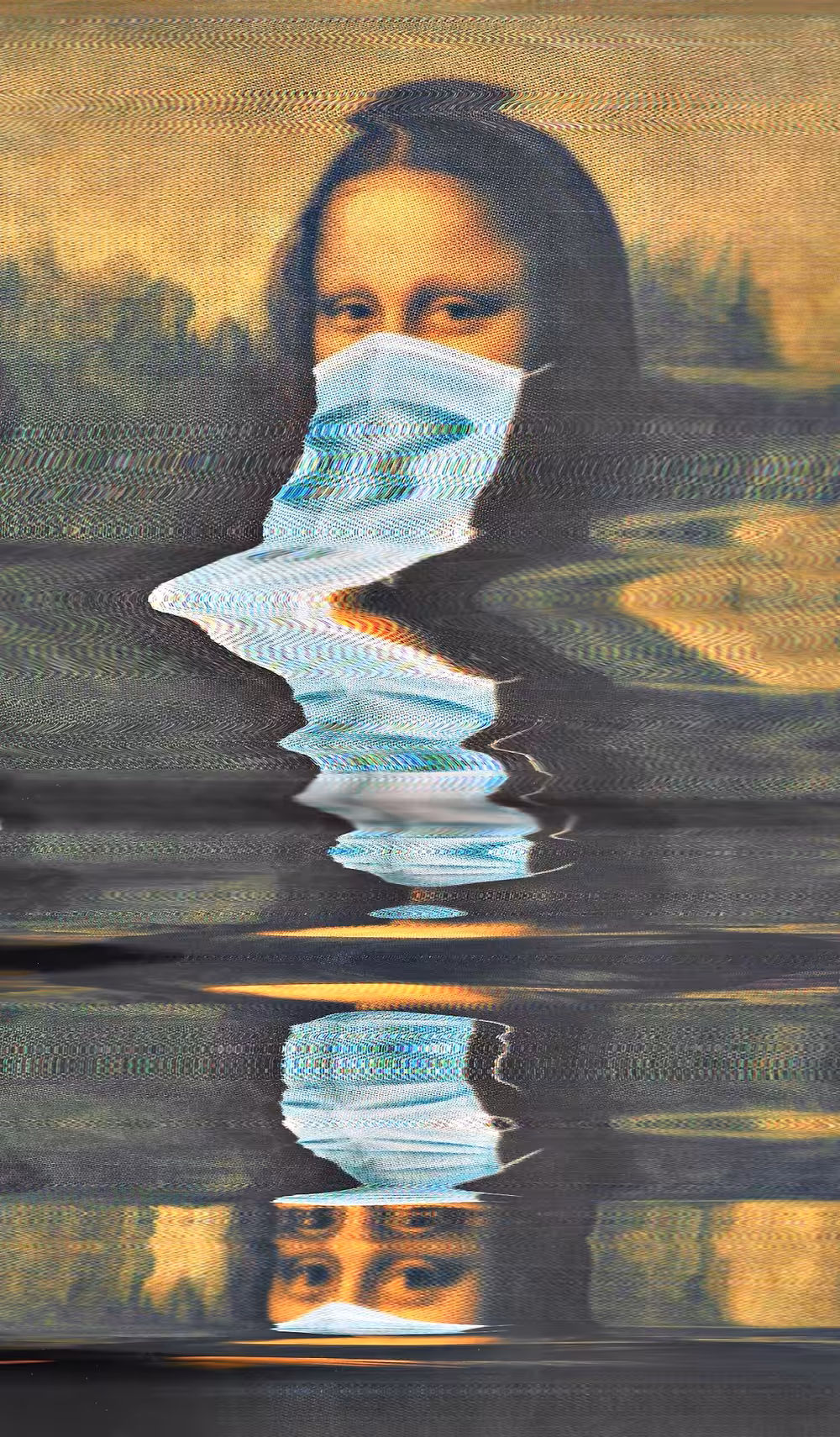 GLITCH LA GIOCONDA