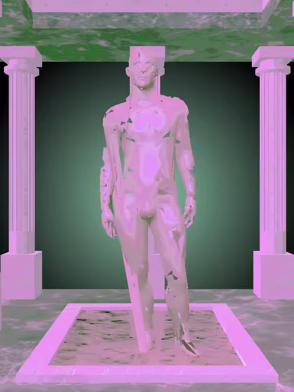 HeavenComputer: The Excited Matte Ivory Man #1372