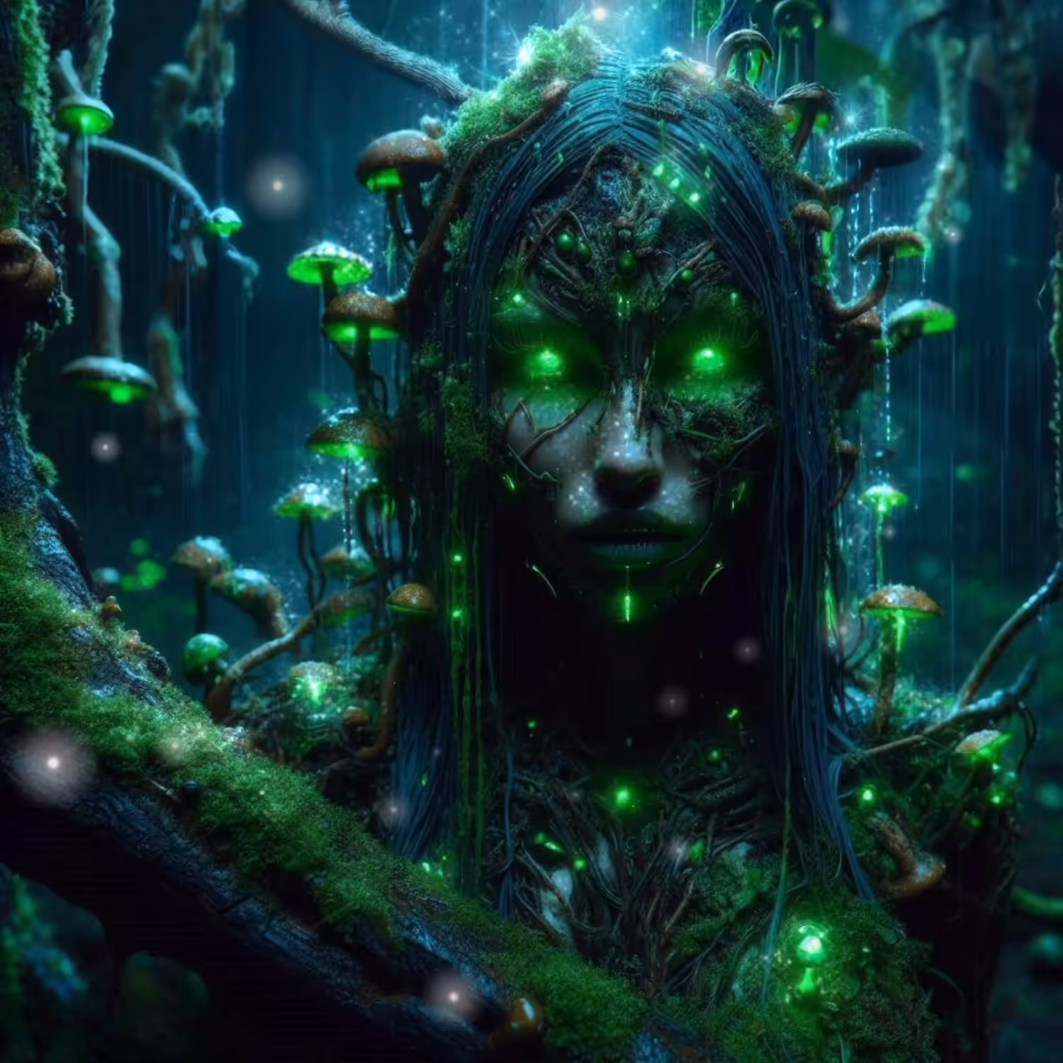 The Silent Depths: Shining Forest Spirit