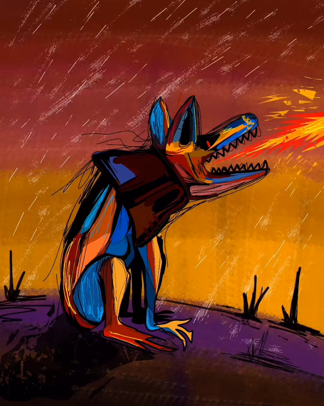 wolves can be sad too