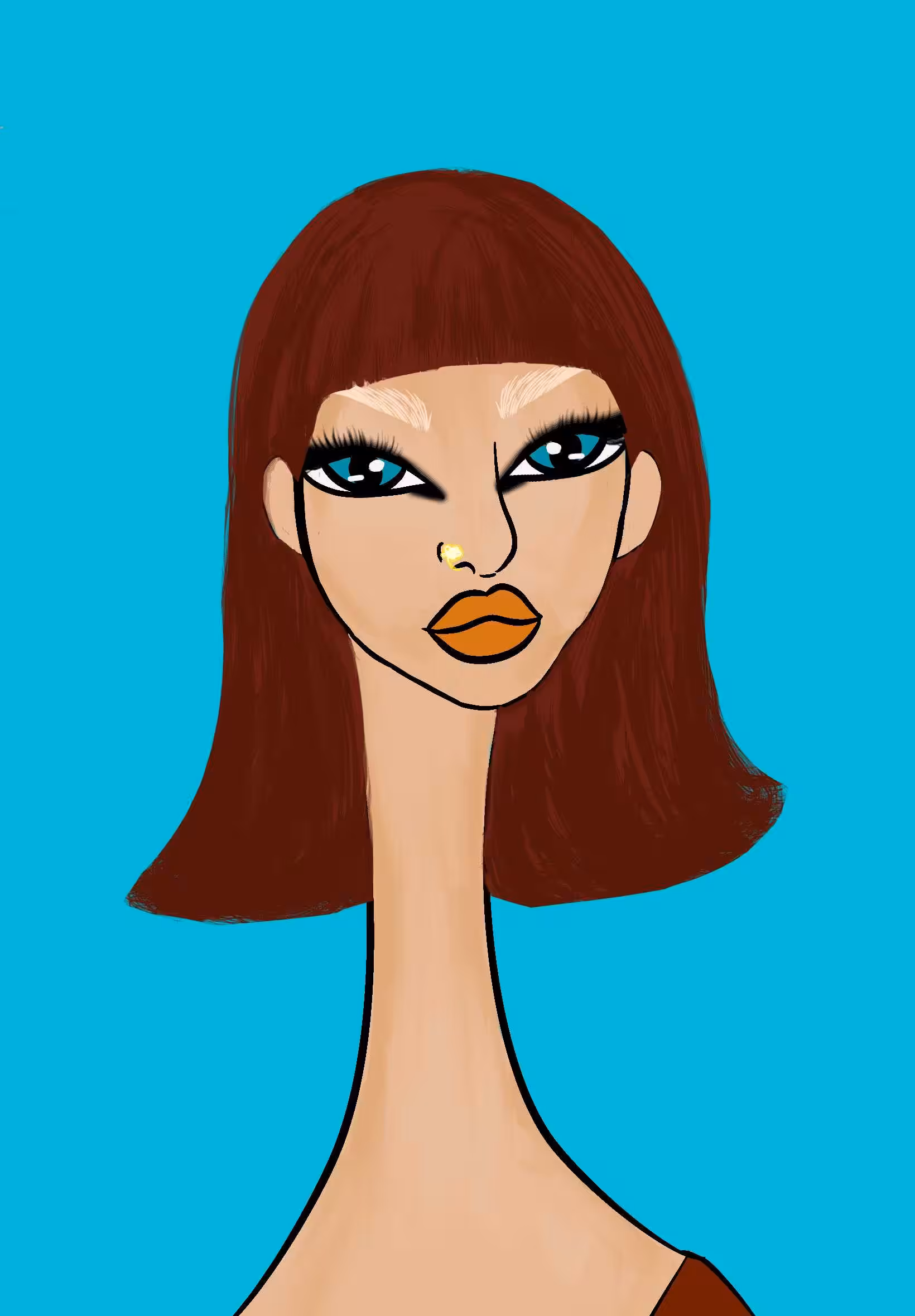 Long Neckie Ladies: Long Neckie Lady #2003