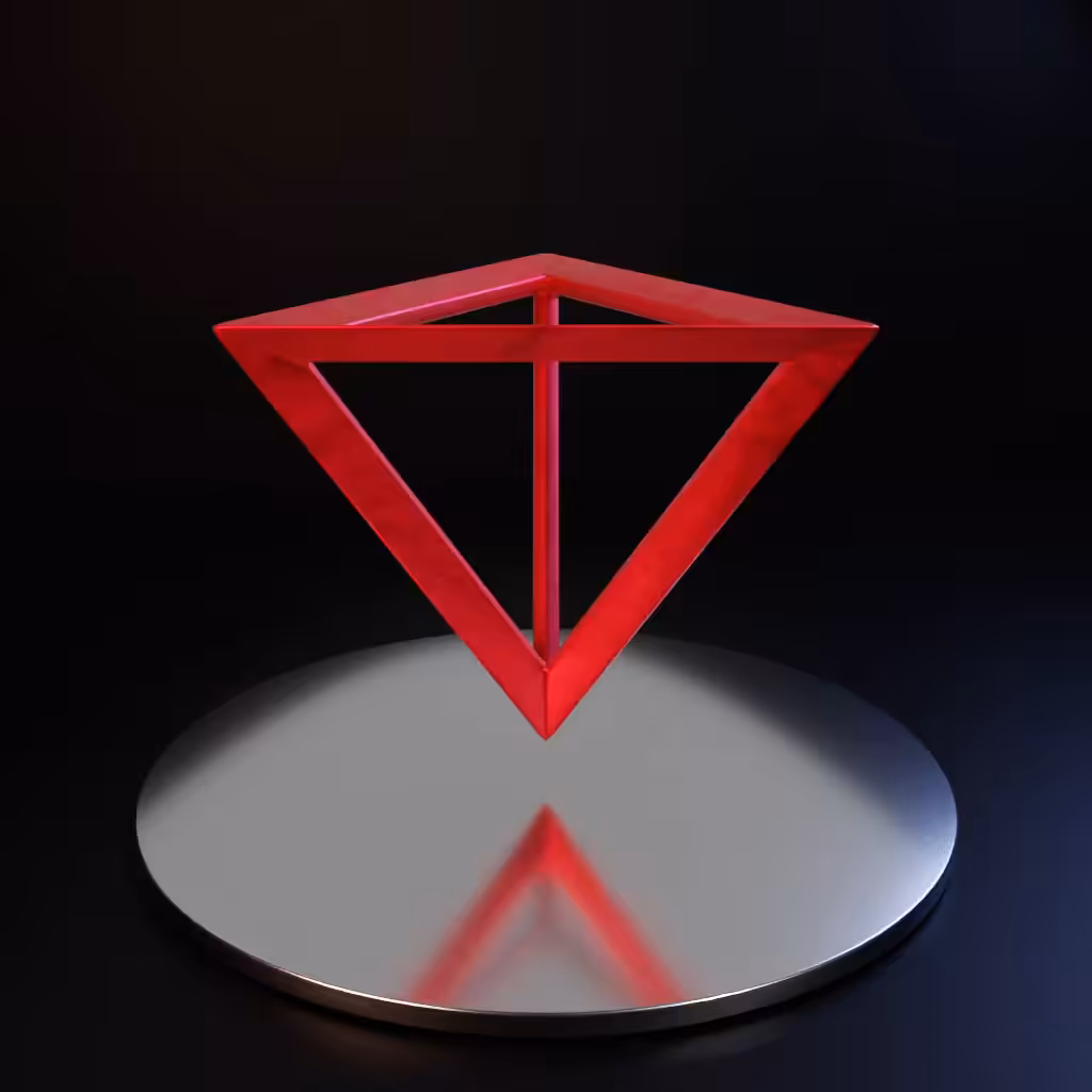 tetra - wireframe