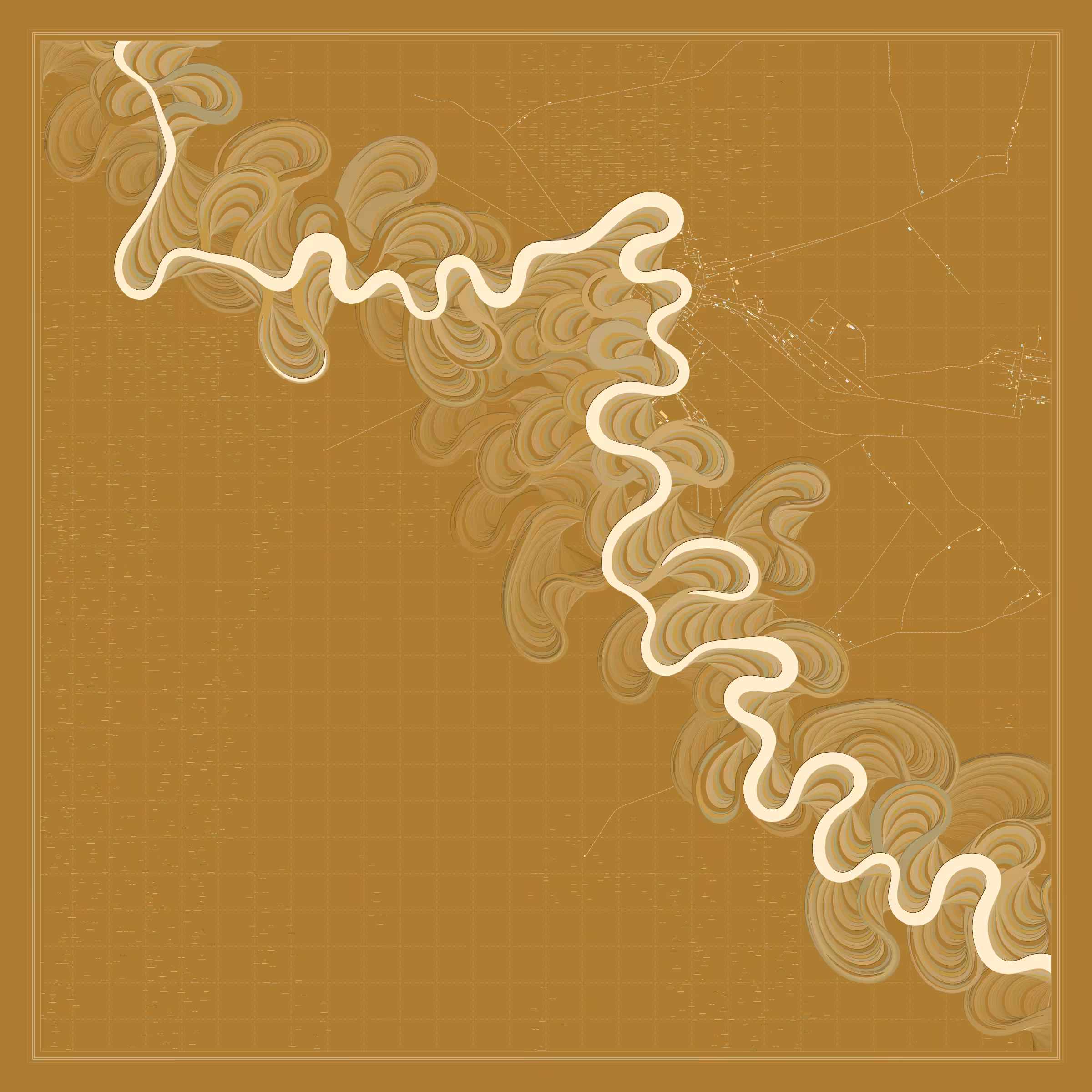 Ancient Courses of Fictional Rivers #360