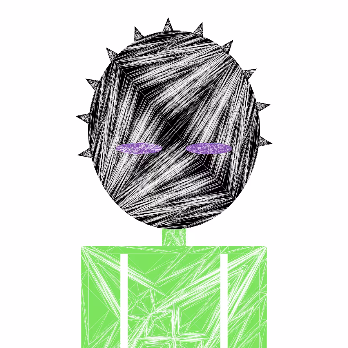 Spiky Woman #15