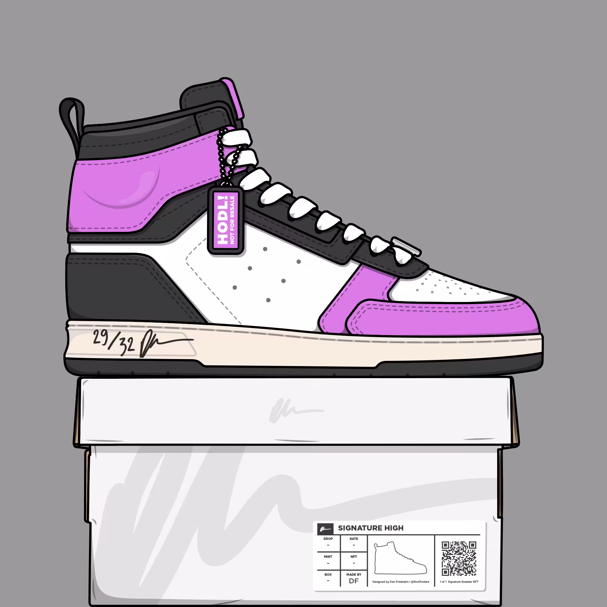 Signature Sneaker High 'Spectrum' - #29