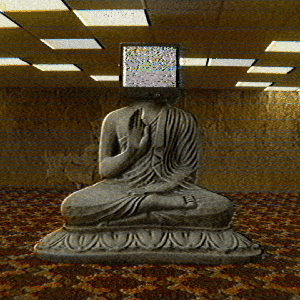 Transcendent Liminality Conference Room: TV Buddha