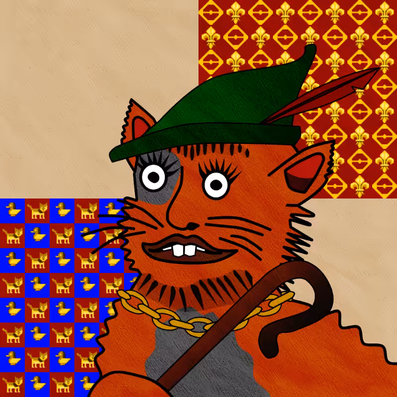 Famous Medieval Cat #104