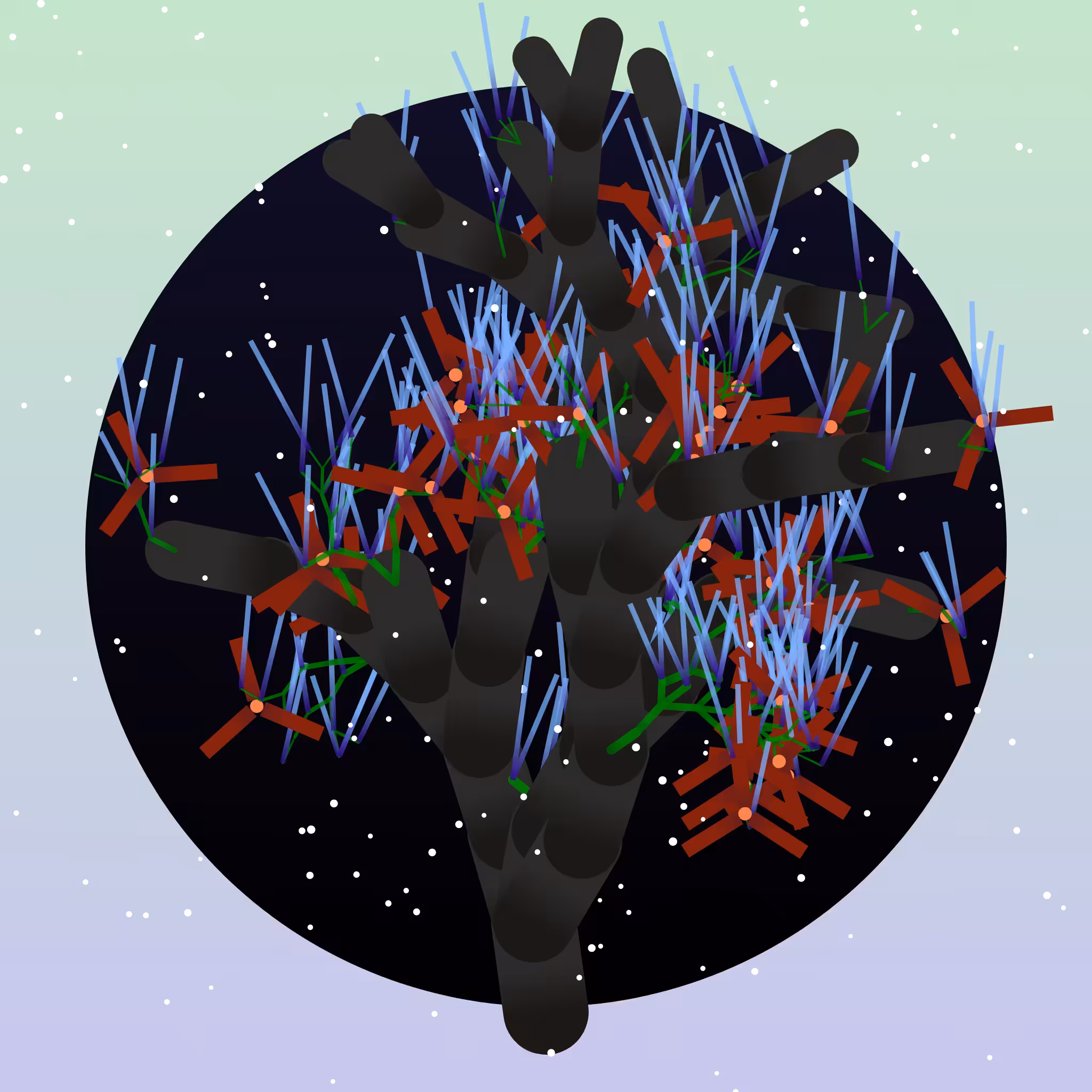 Some generative winter trees #60