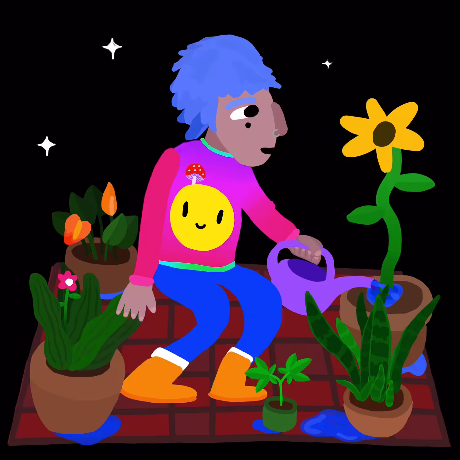 night gardening