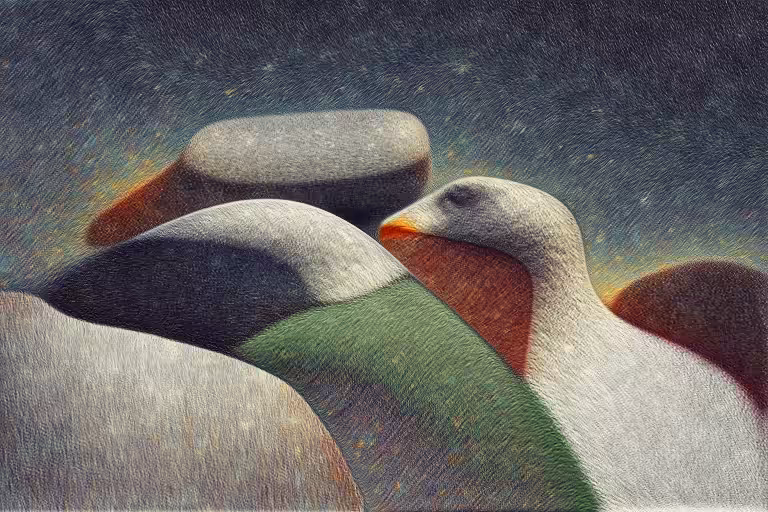 Stone Geese