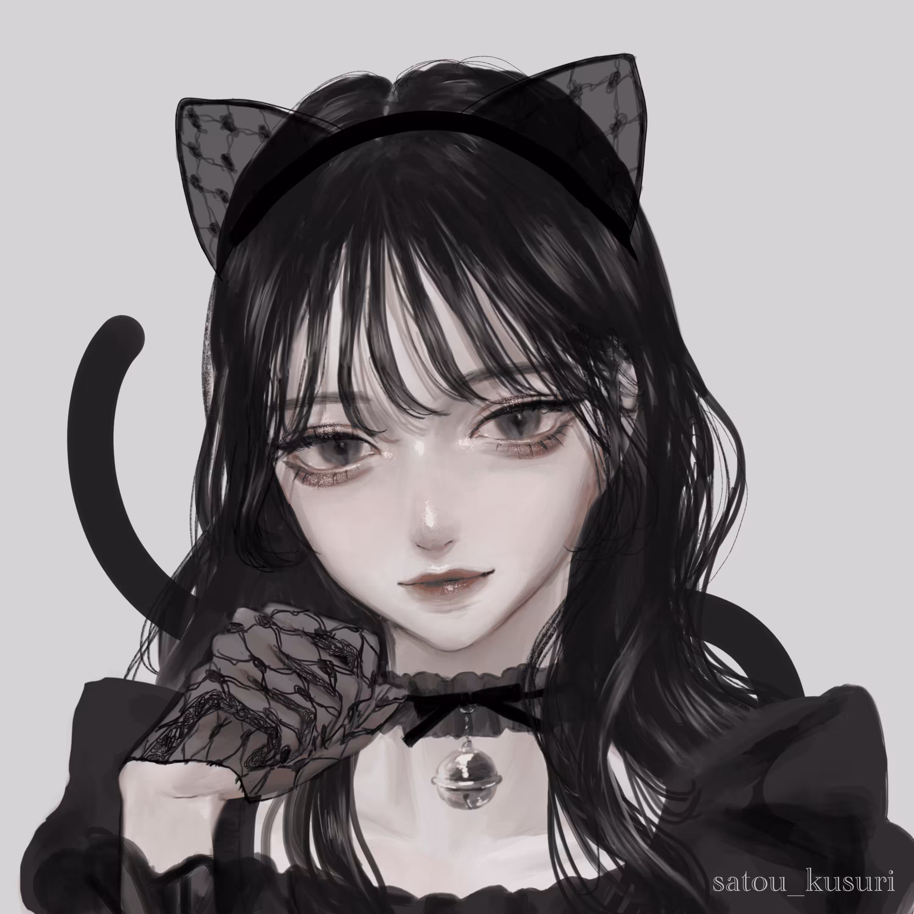 Halloween girl #02 Black cat