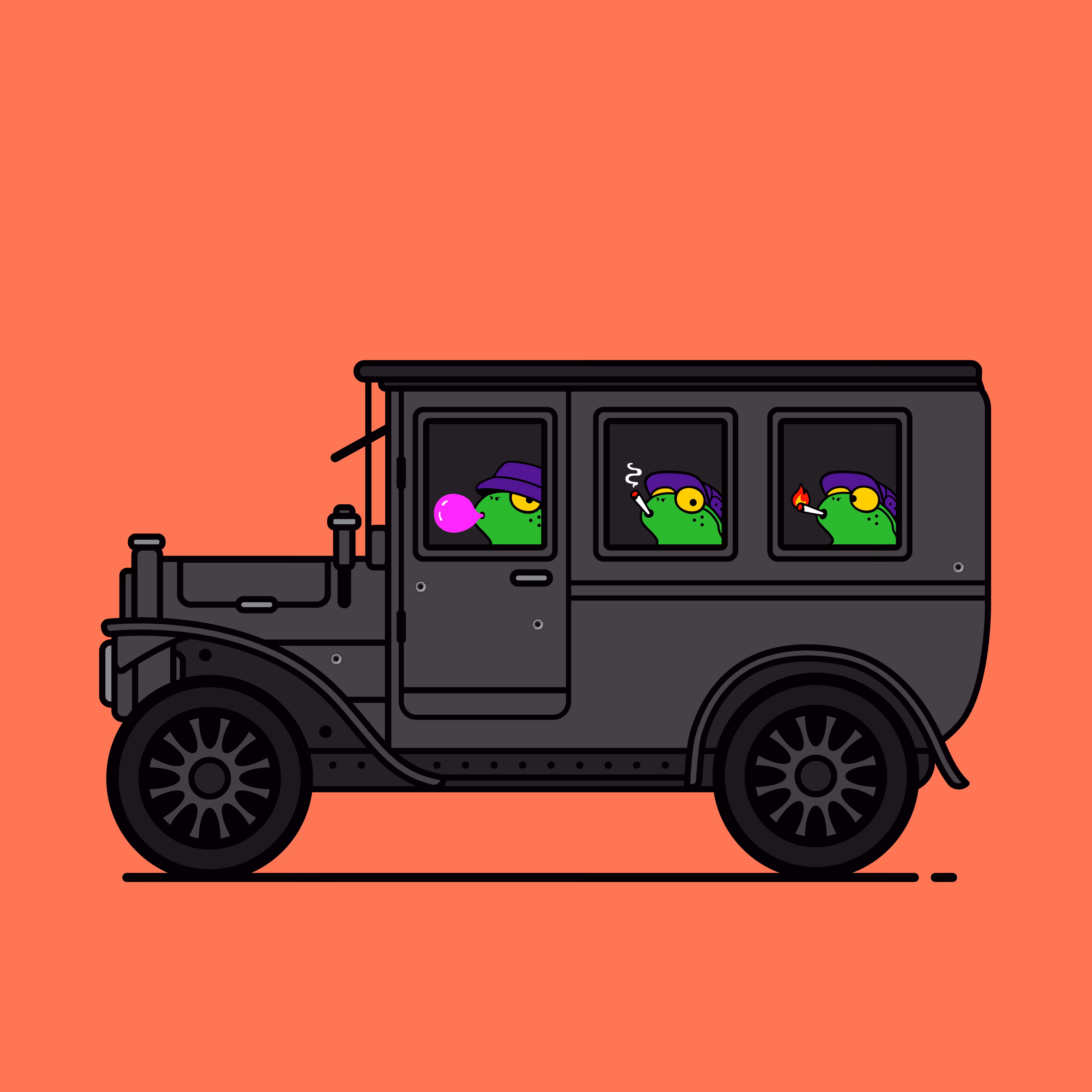 Lazy Frogs On The Road #107