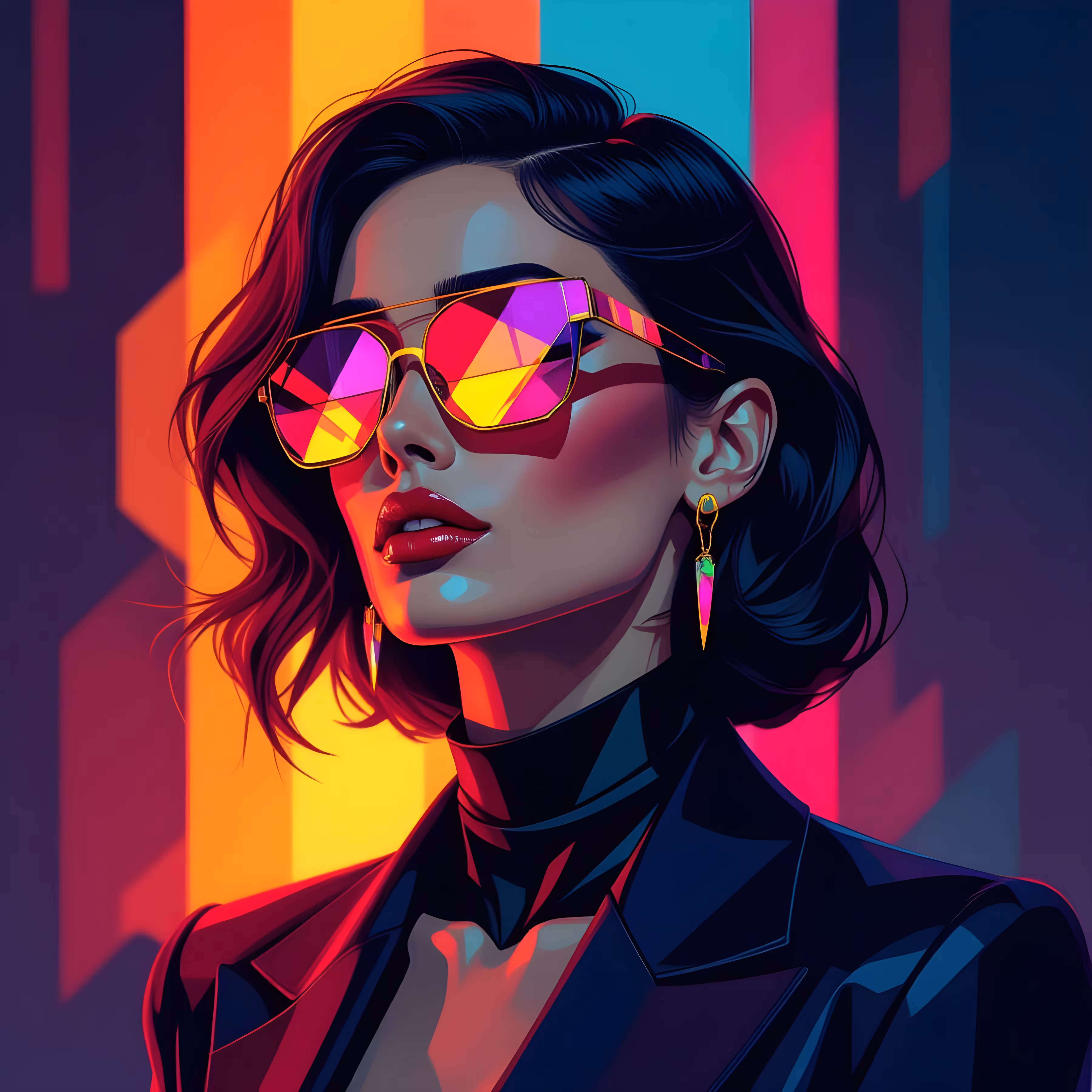 Prismatic Vision – Neo-Cubism Refraction