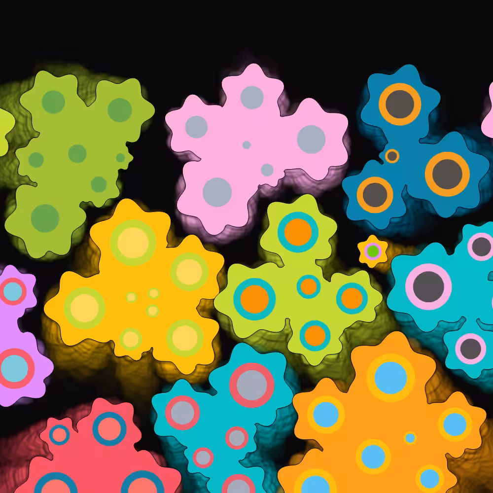 Colorful cartoon shapes(free edition) #16