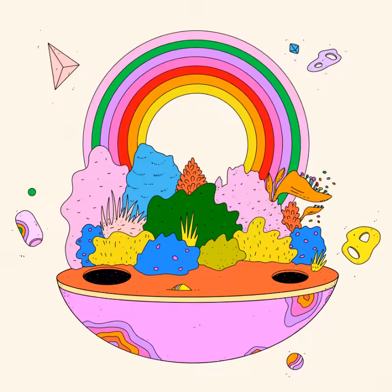 🌈🌴🪐 #150