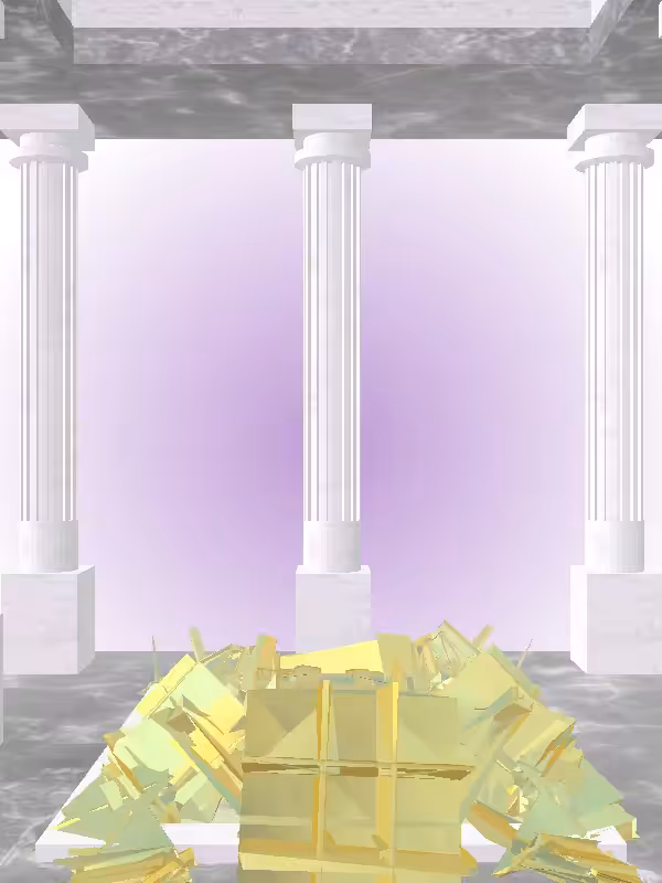 HeavenComputer: The Fragmented Rising Green-Golden Goblet Man #752