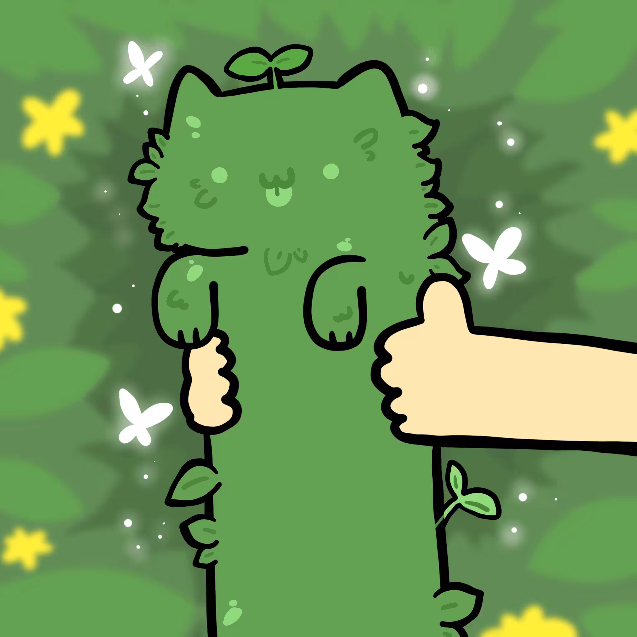 Long Long Cat: Long long Fairy tree cat #120