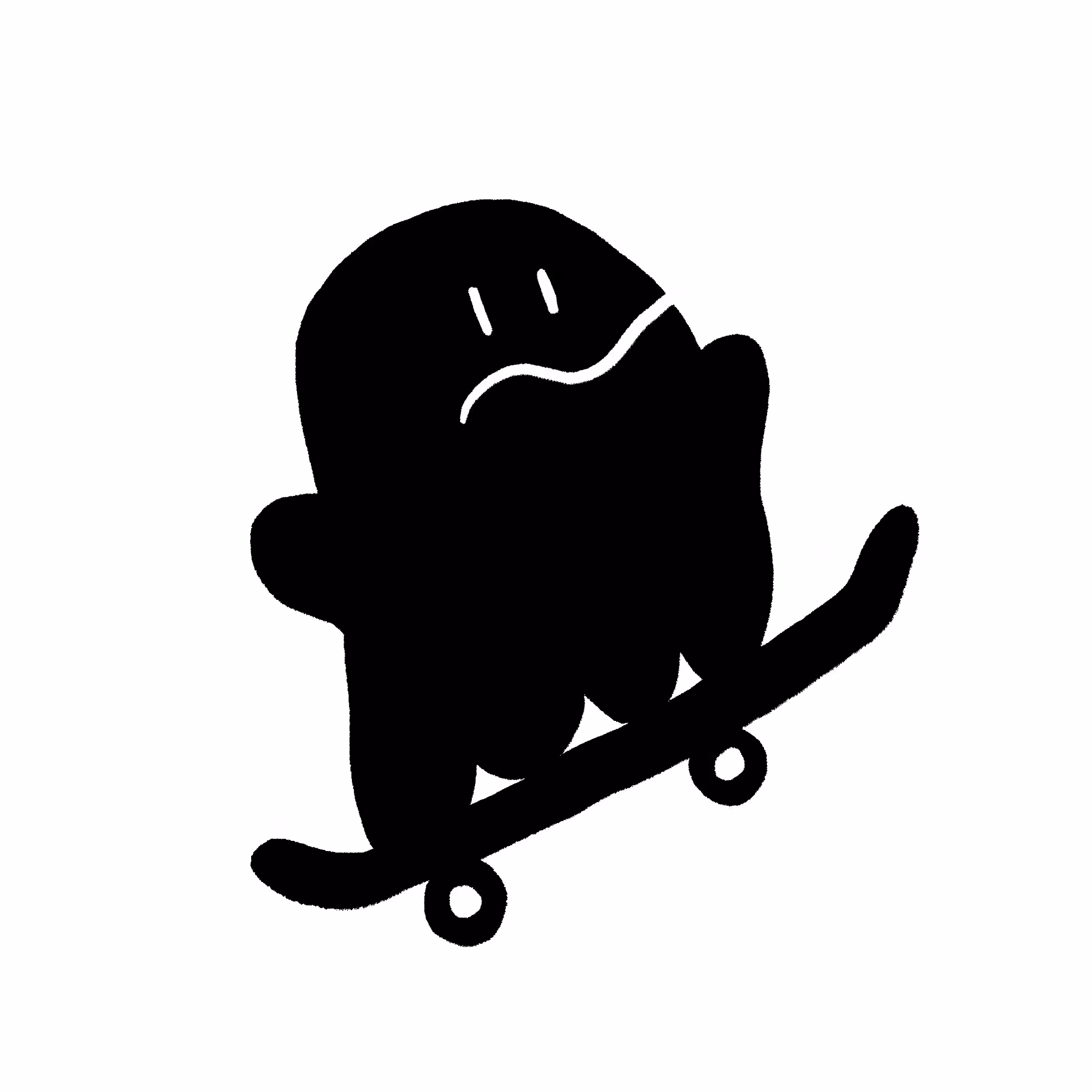 Ghost Skateboarder