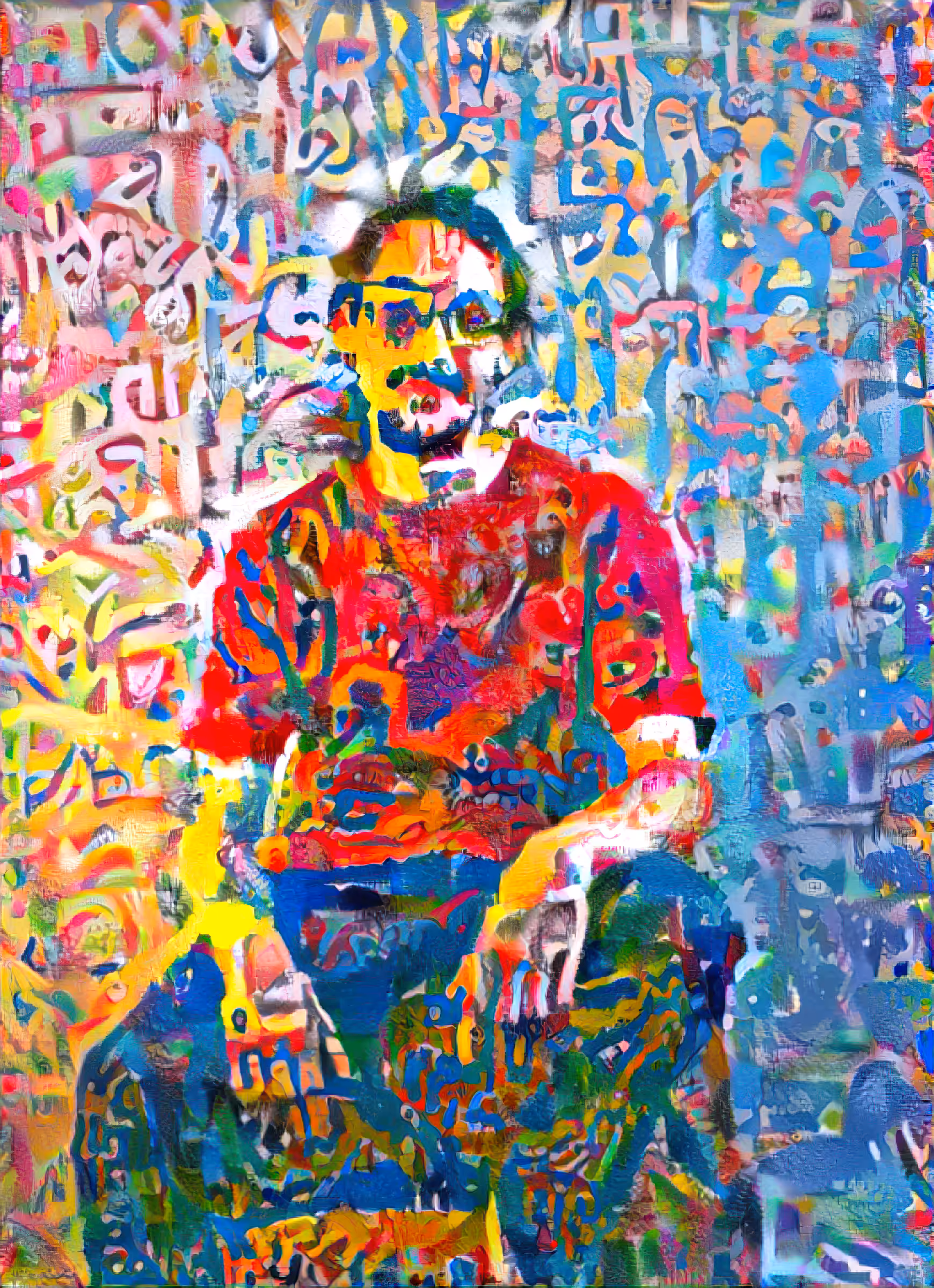 ai graff no.4 "Self Portrait" (styleXstyle)