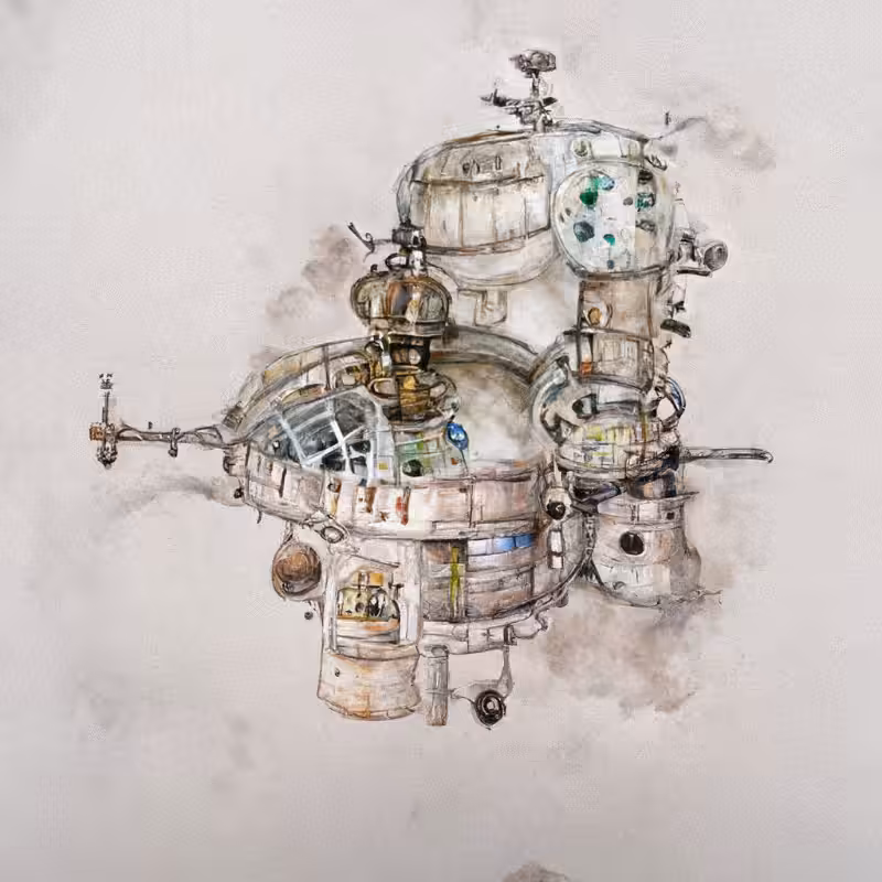 Utopian Space Castles #75