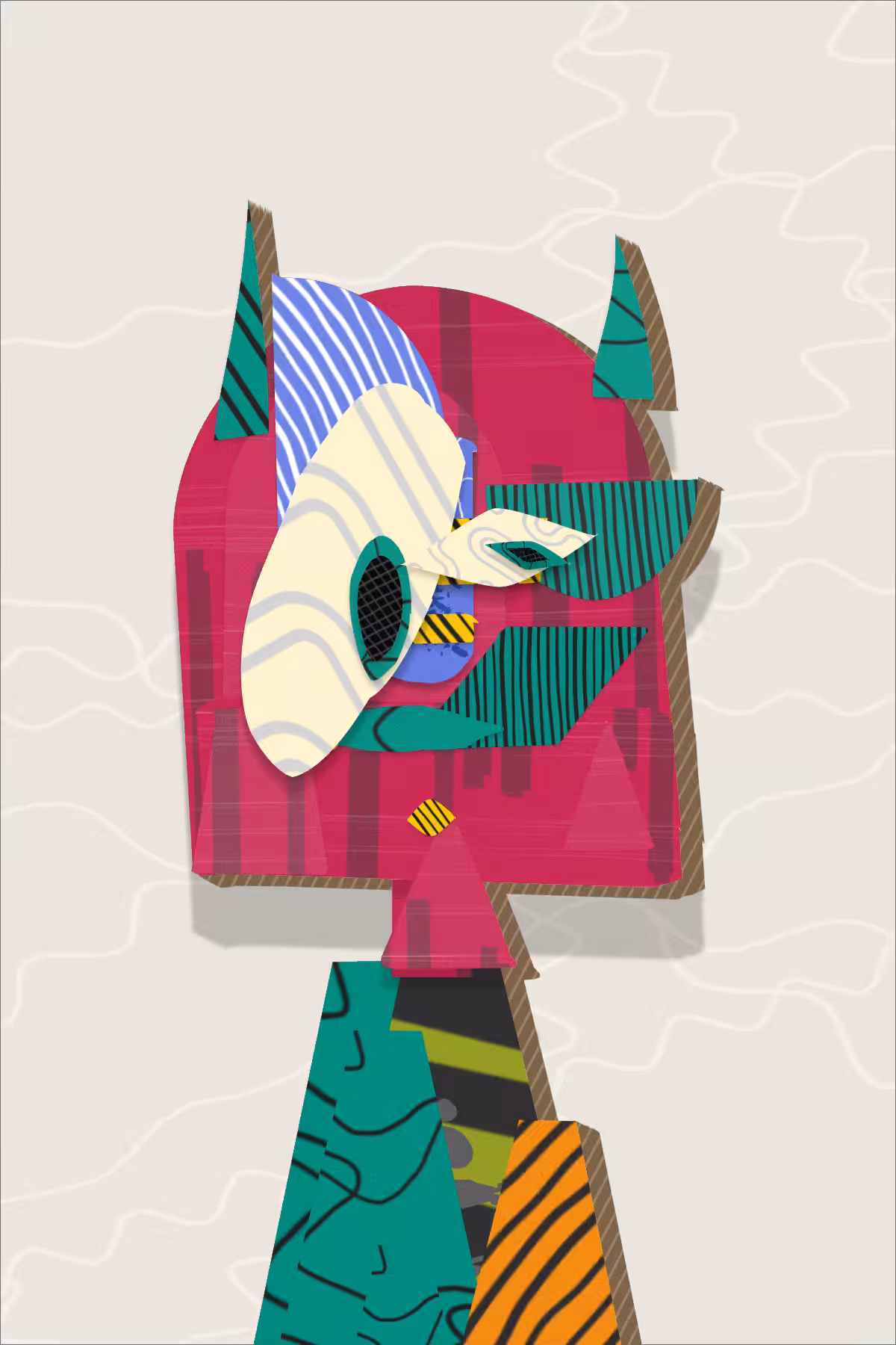 Paper People: Preview Studies: Paper People: Study 015
