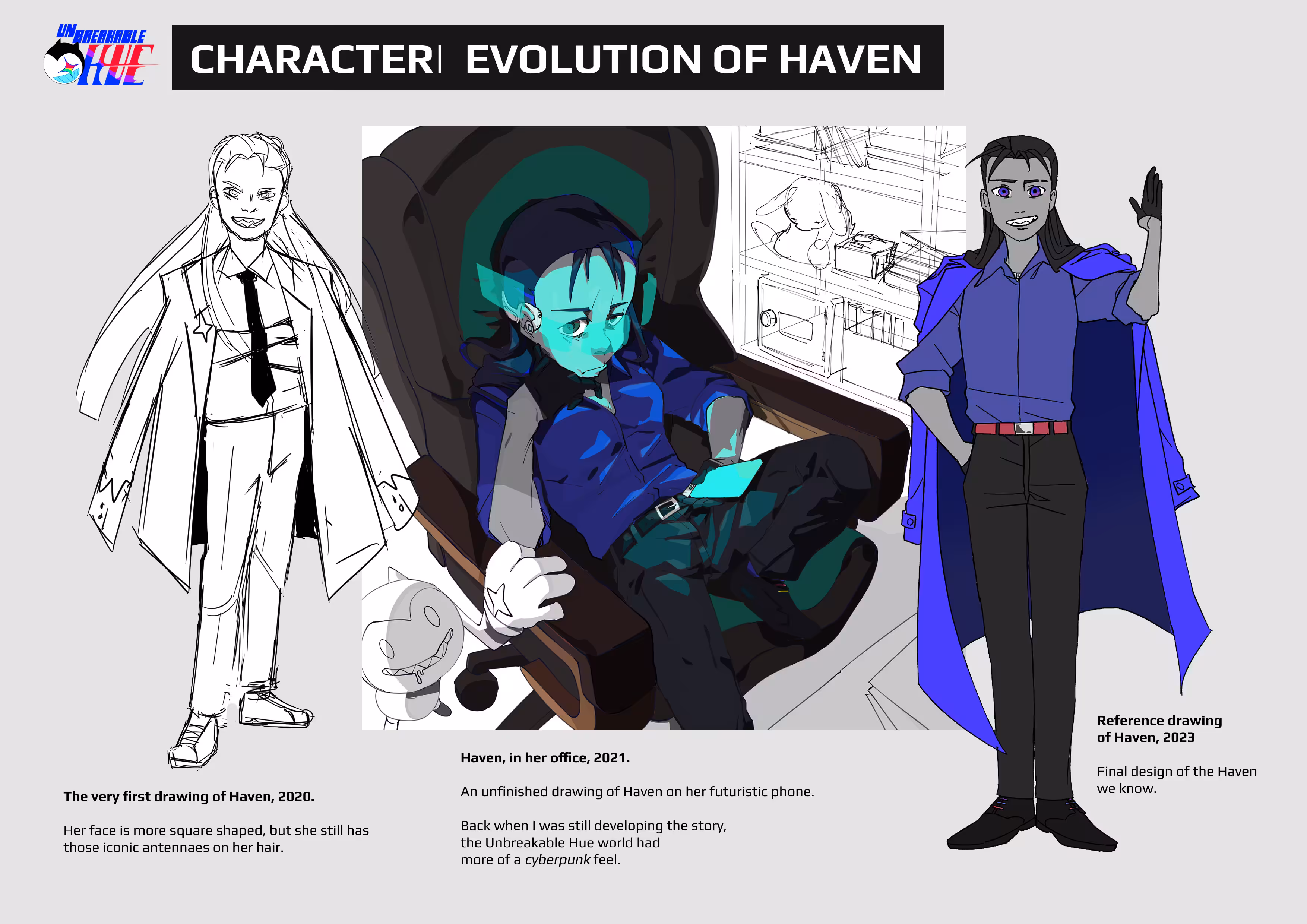 Unbreakable Hue/ Character/ Haven Evolution