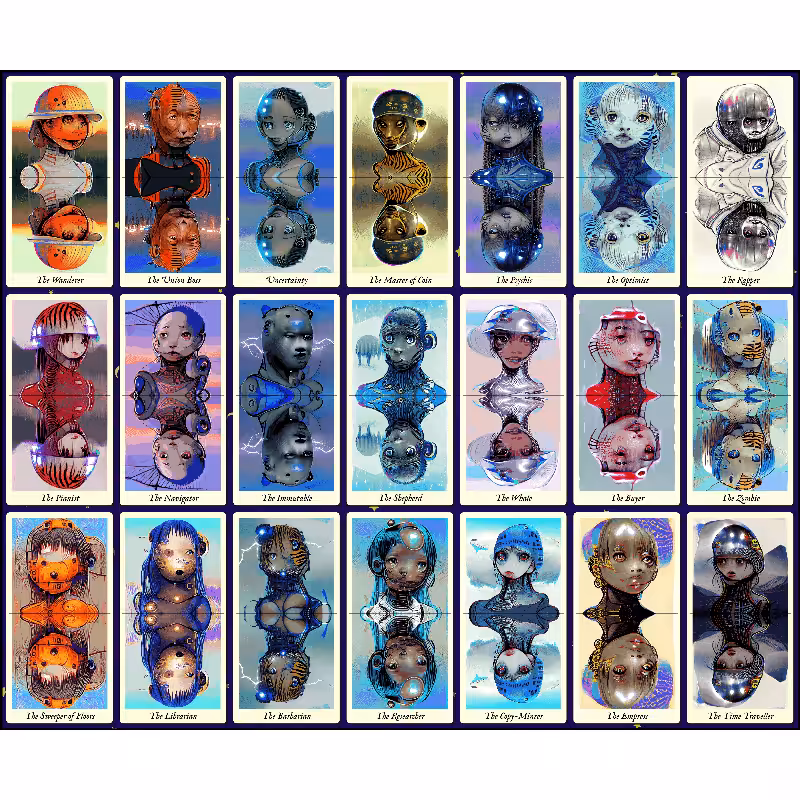 Reflexions - the fxhash tarot #22