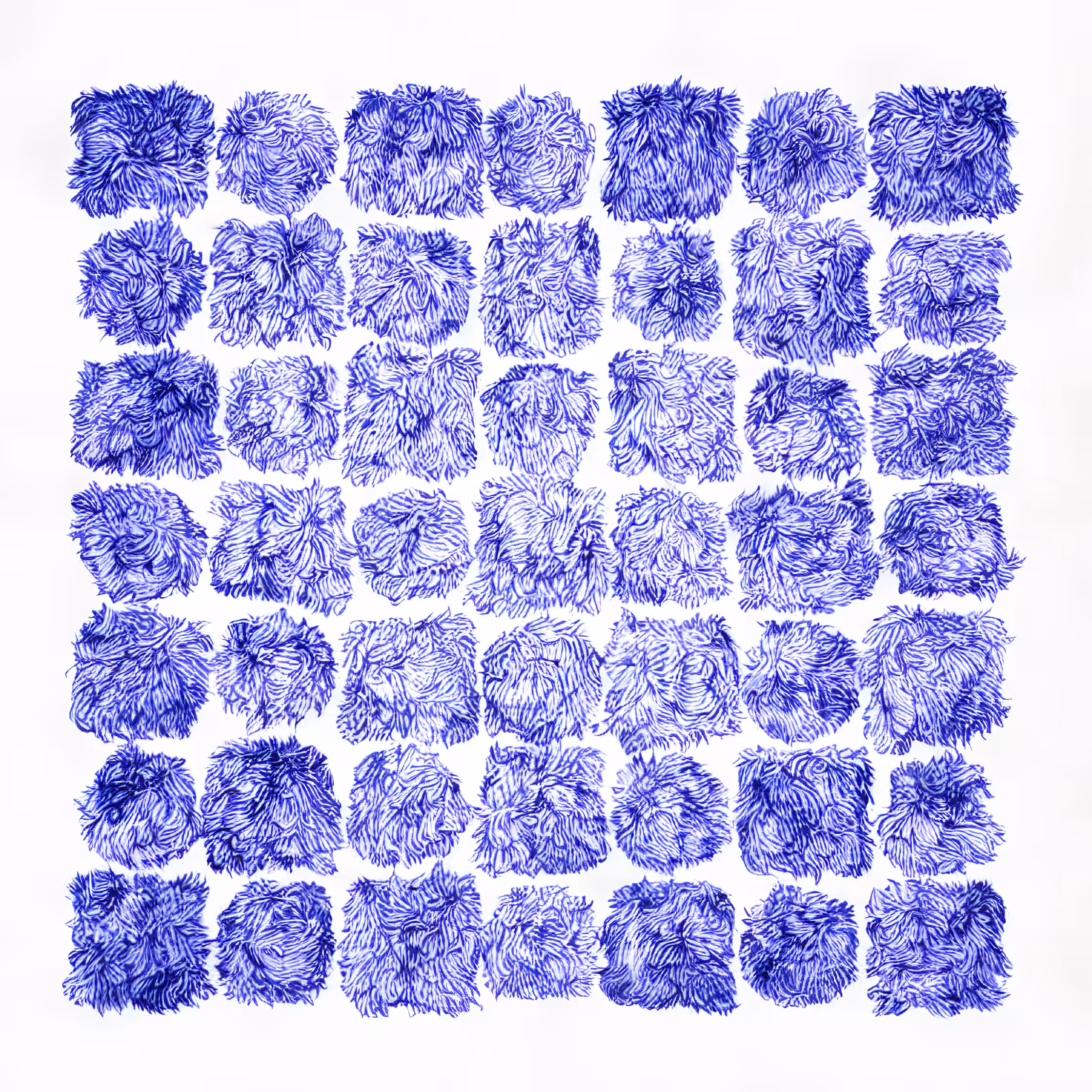 Fluffy Mesh Painting 011