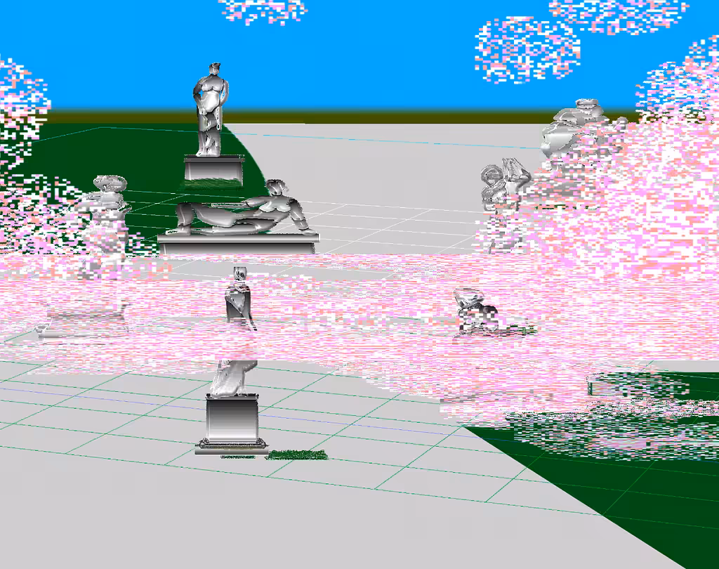 Misty garden (Breeze from the past)