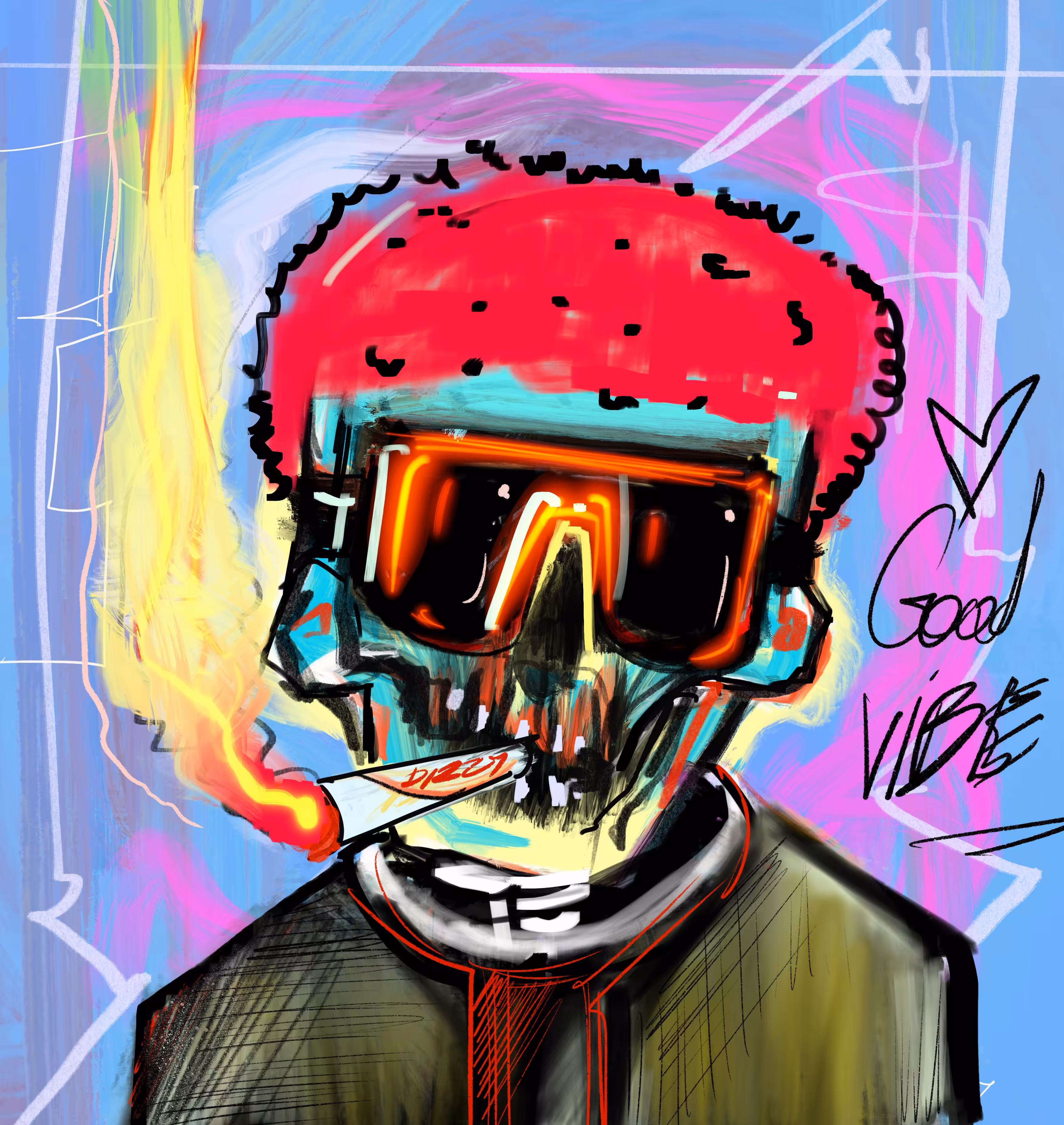 crazy skull#12 Good vibe