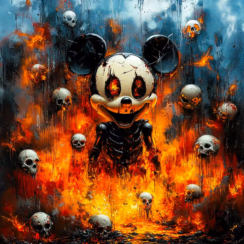 Mouse in fire 🔥