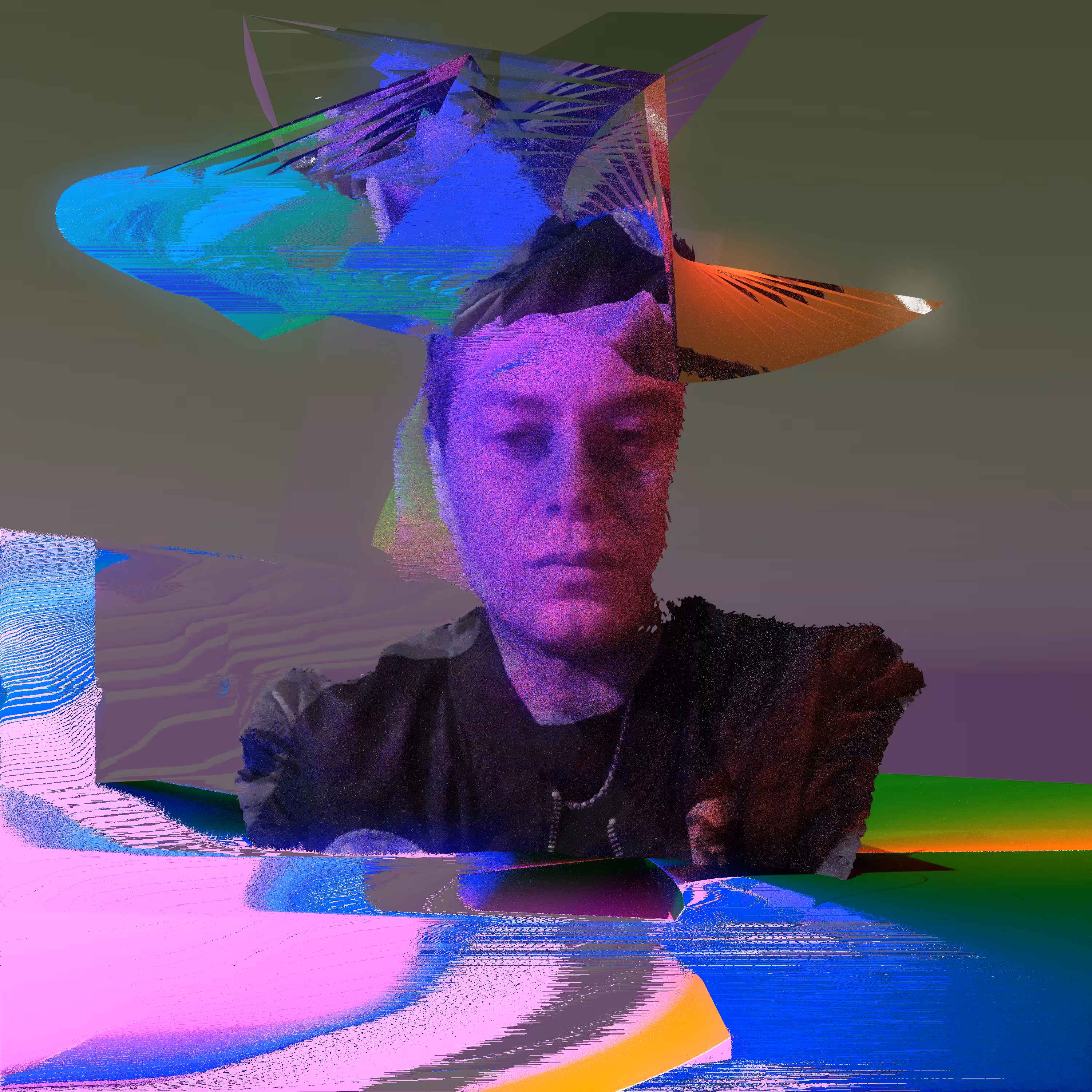 Pensive in the Psychedelic Void #2