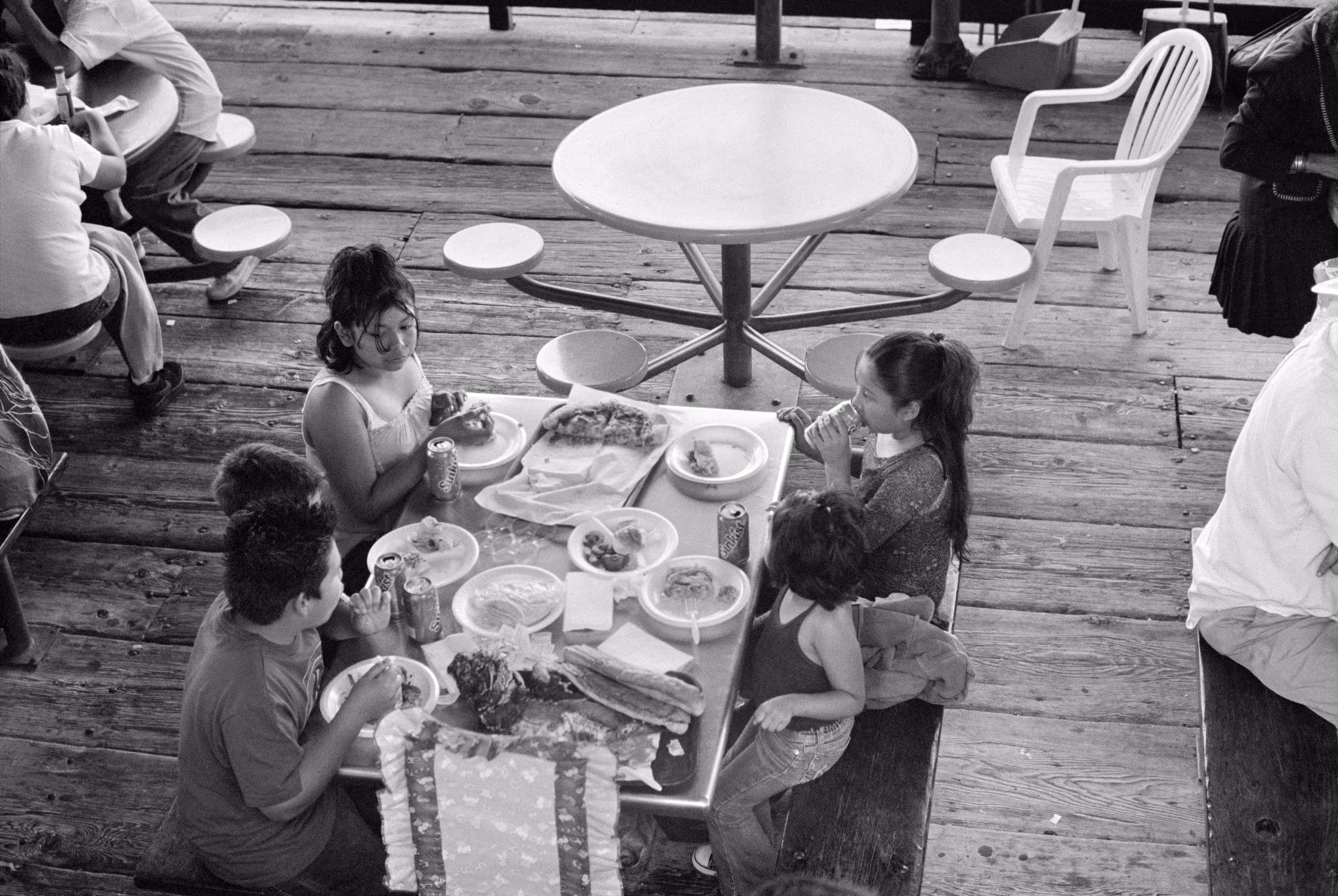 THE VILLAGE #10 KIDS EATING AND DRINKING SUNKIST by Deanna Templeton