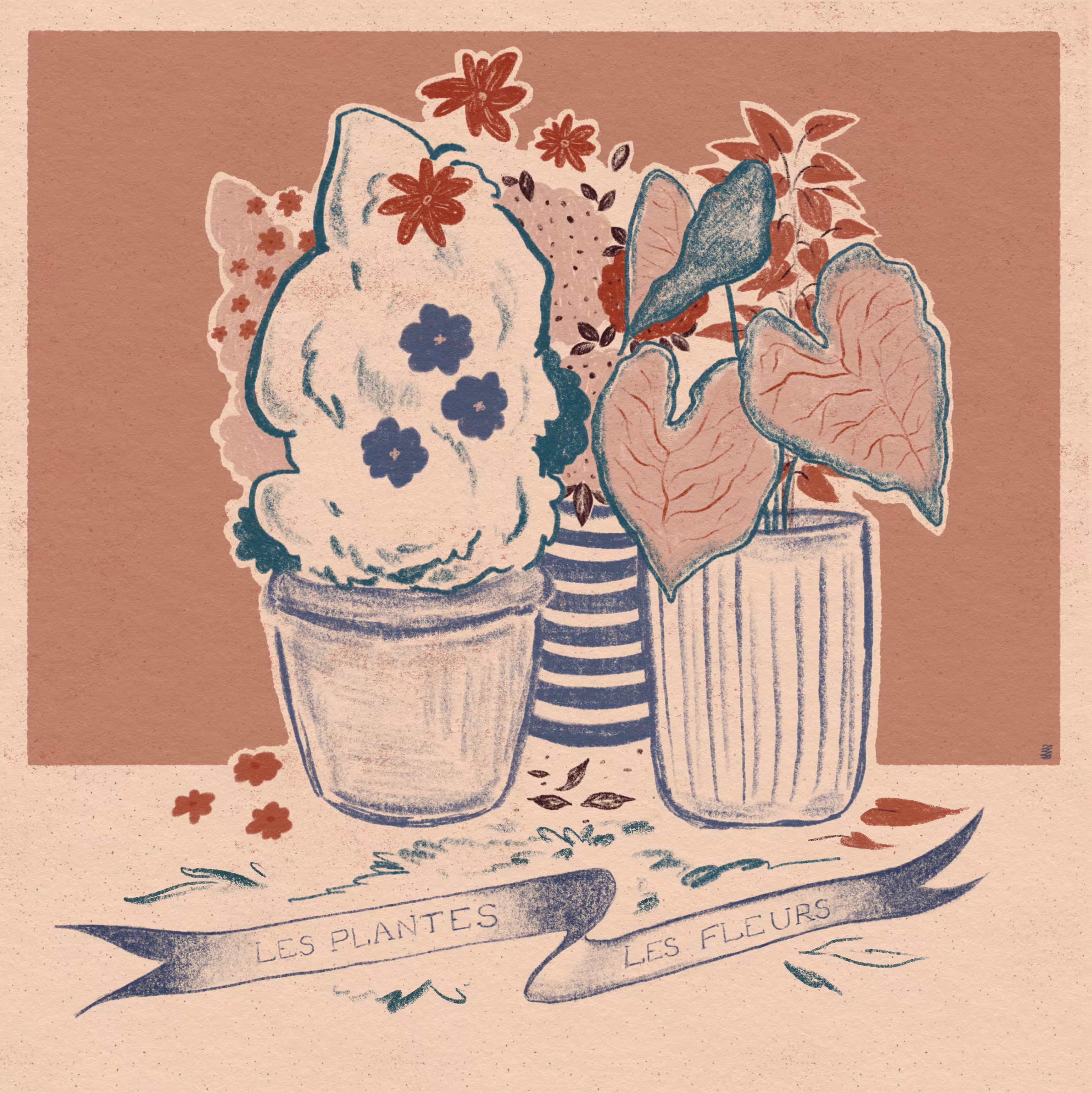 les plantes, les fleurs