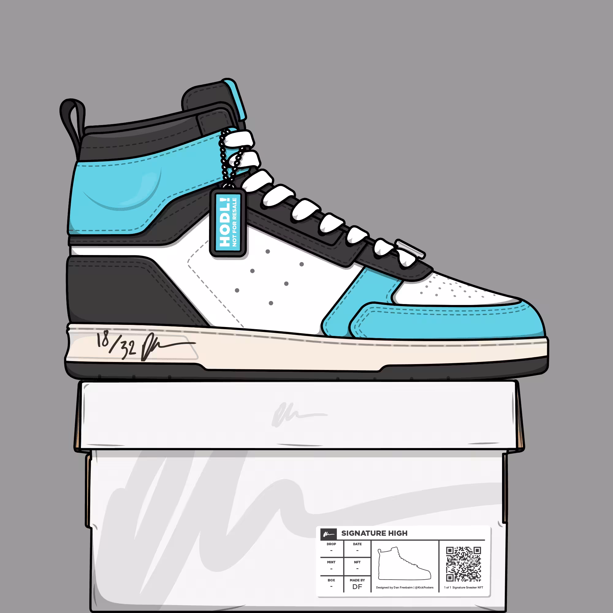 Signature Sneaker High 'Spectrum' - #18