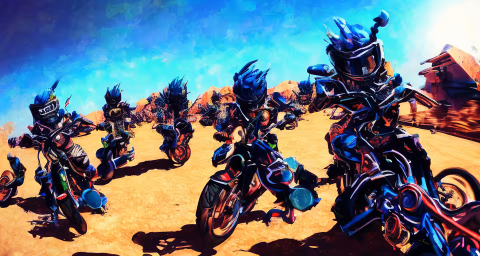 LATENT SPACE FLICKS: Ninja Punk Mecha Warriors