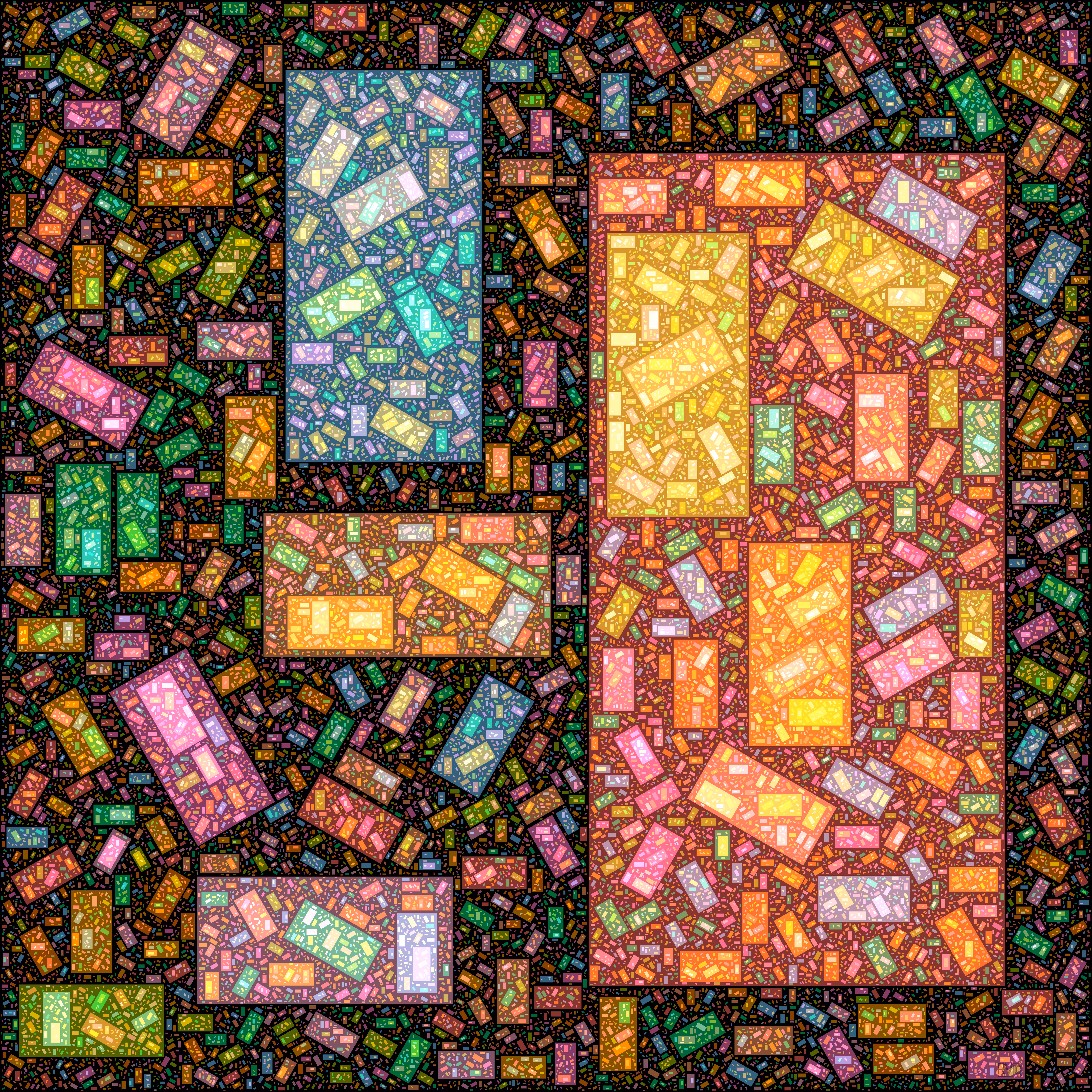 38954 Packed Rectangles