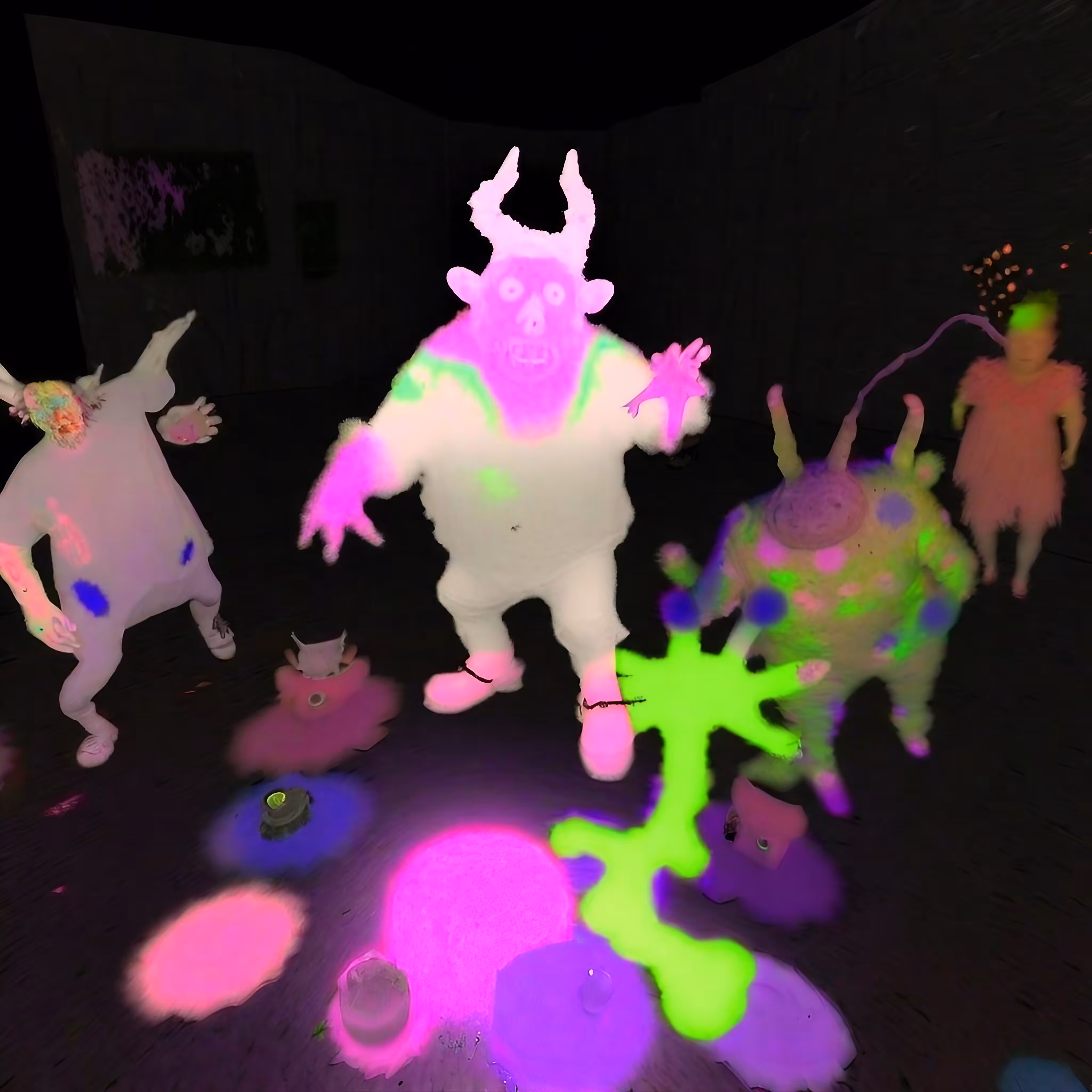 black light rave - four