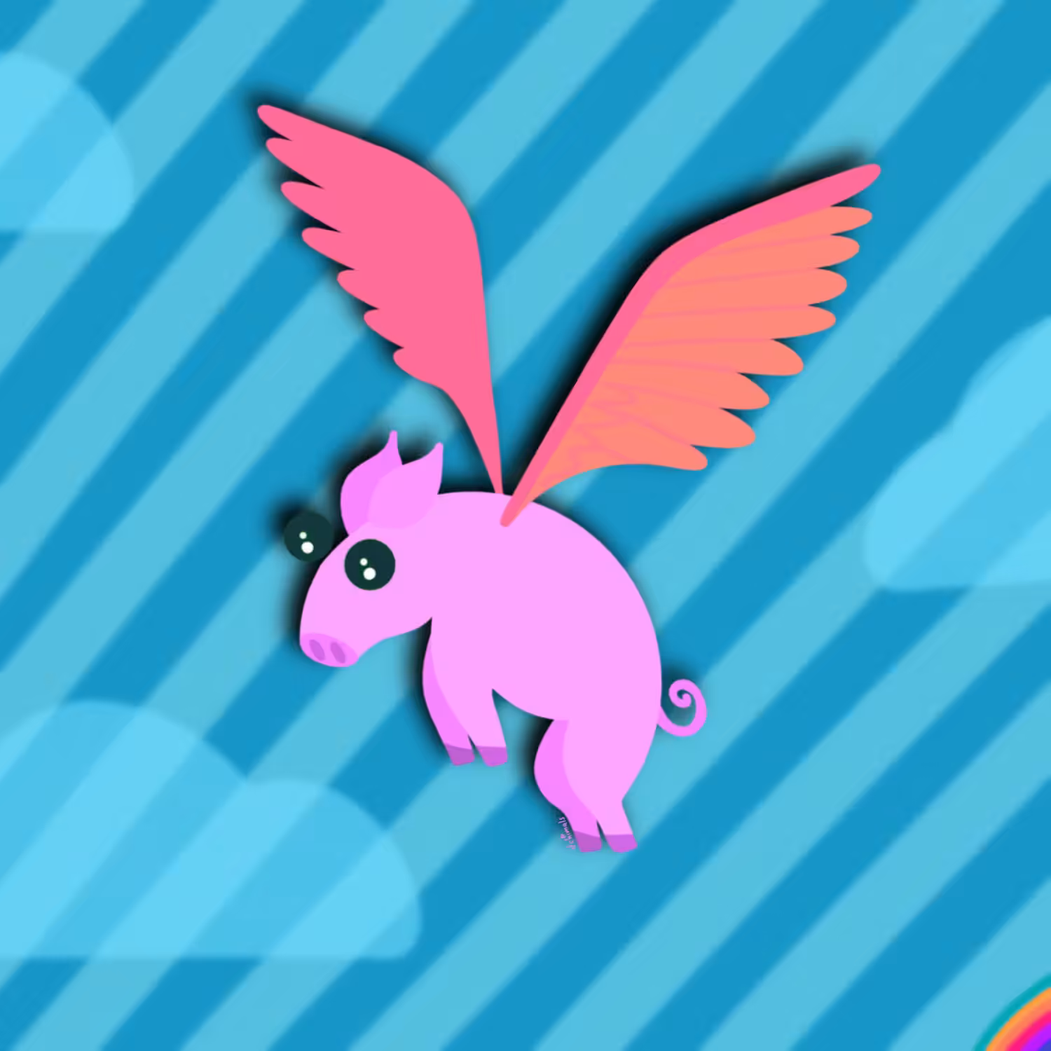 RAINB-OINK!