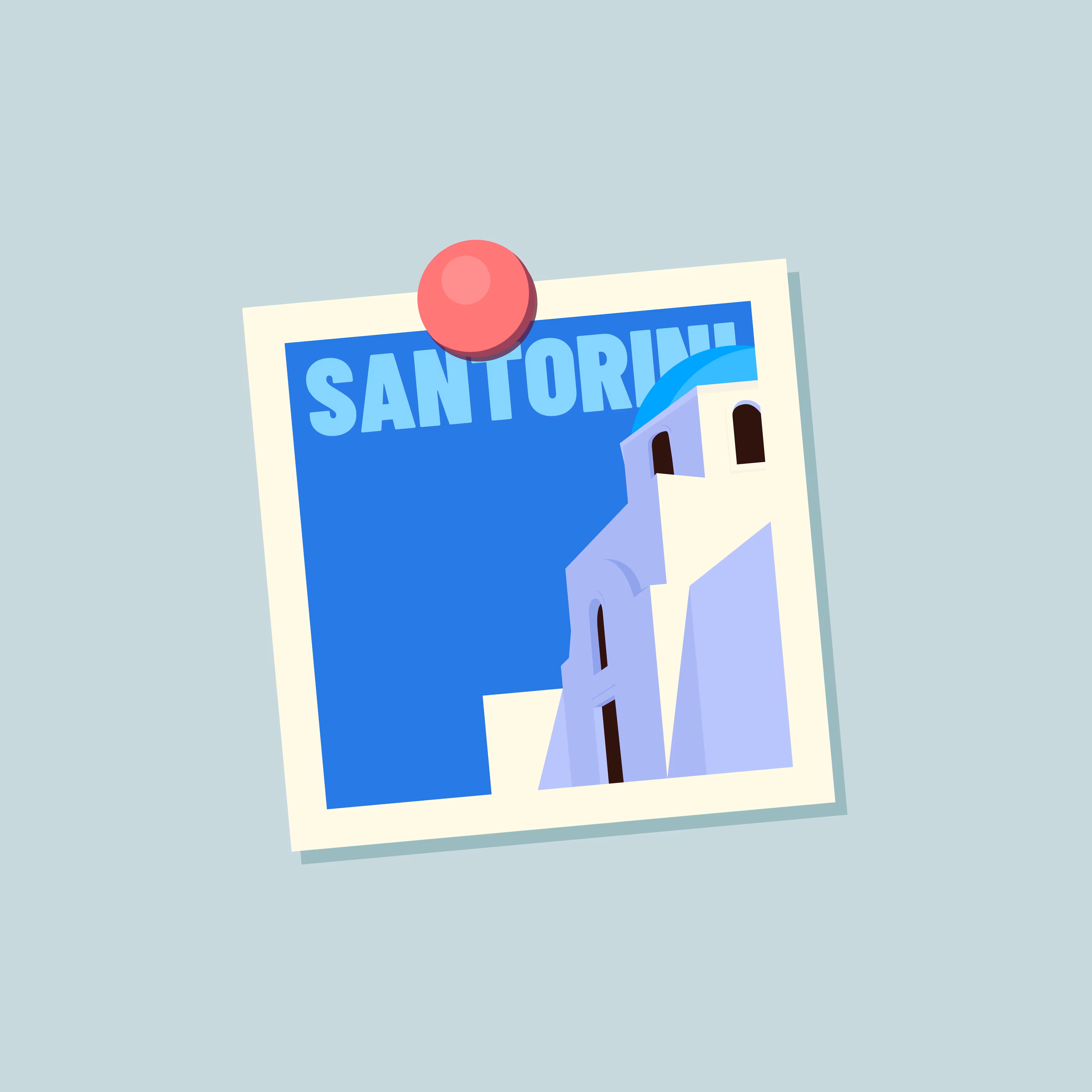 Carte Postale: Santorini